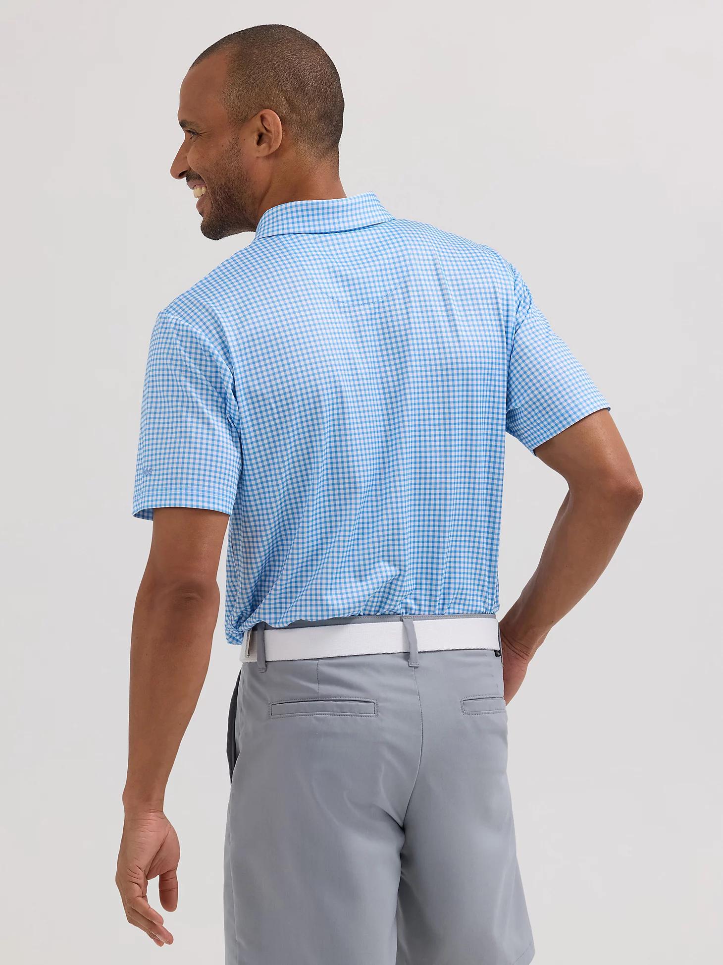 Men's Golf Series Plaid Polo Shirt | Men's Tops & Tees | Lee® Product Image