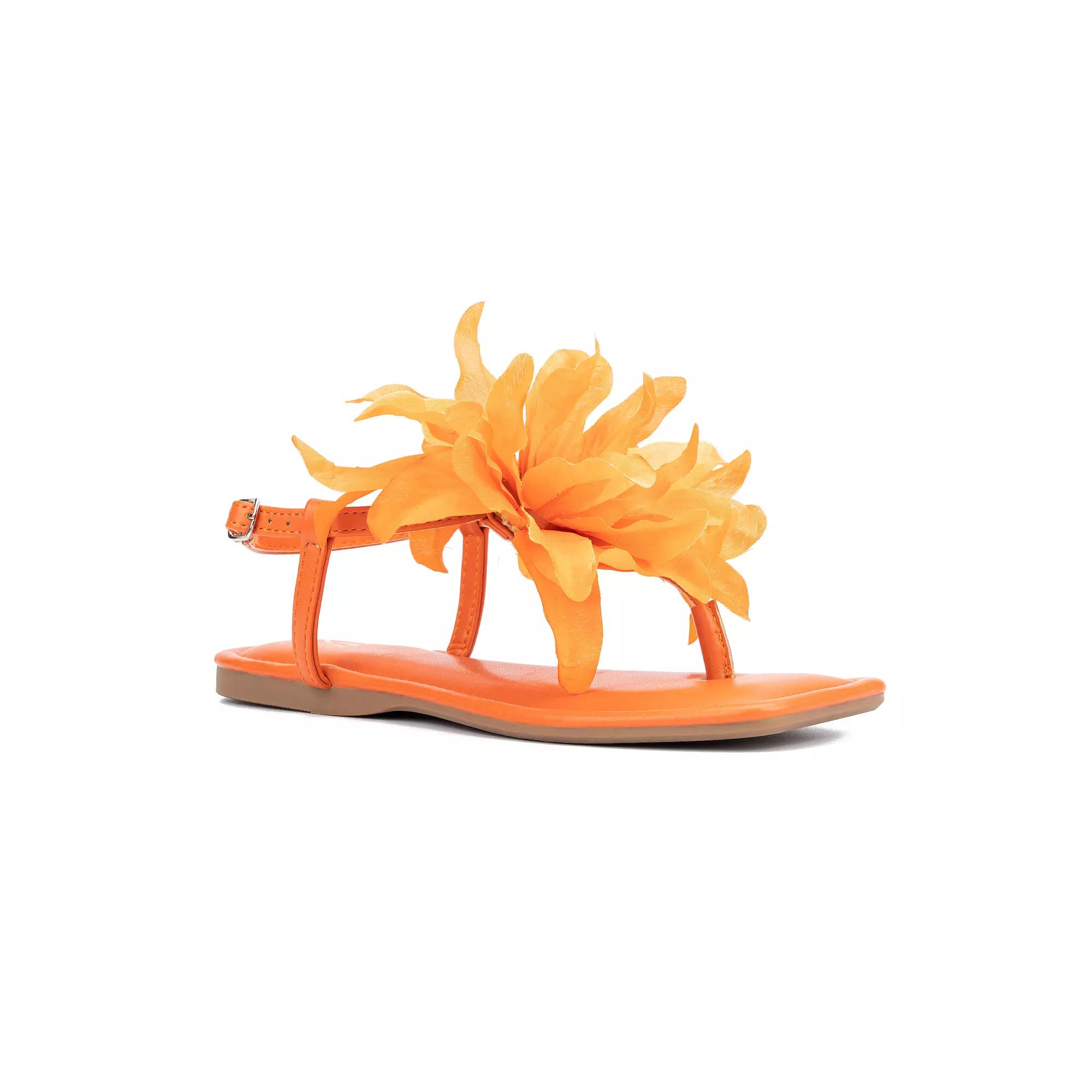 New York & Company Helga Womens T-Strap Sandals Product Image