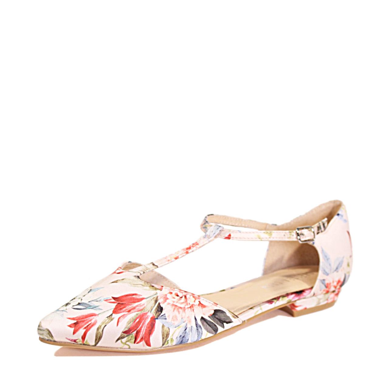 Garden Gingham T-Strap Flats Product Image