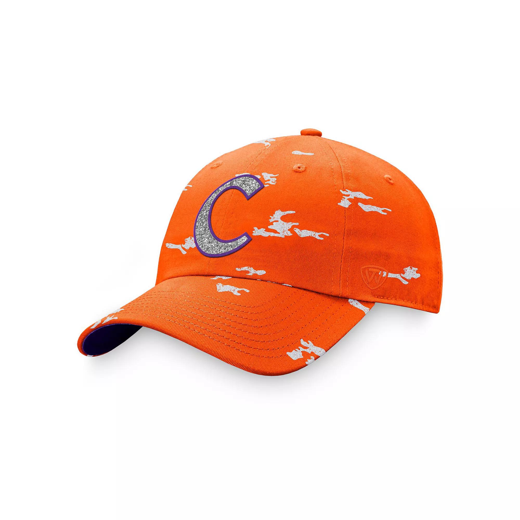 Women's Top of the World Orange Clemson Tigers OHT Military Appreciation Betty Adjustable Hat Product Image