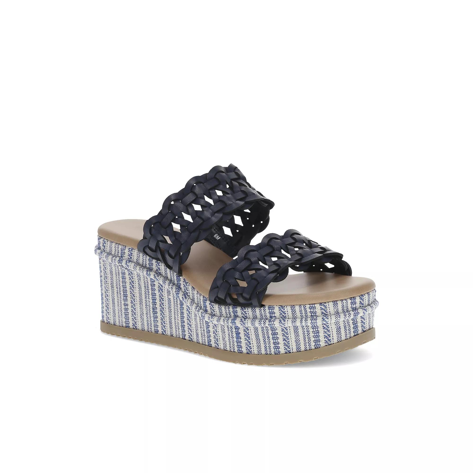 Baretraps Skylar Women's Wedge Sandals, Size: 7, Dark Blue Product Image