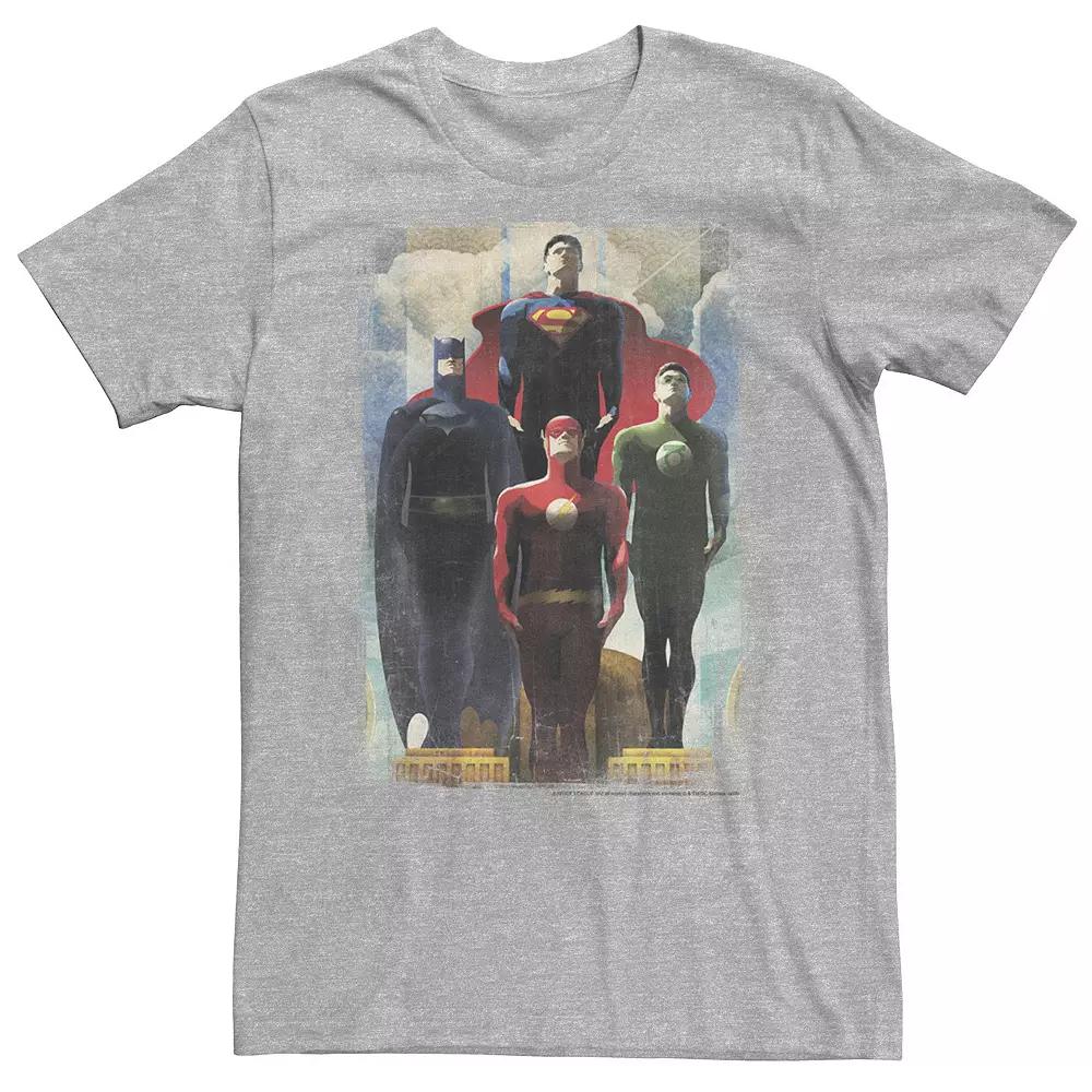 Big & Tall DC Comics Justice League Heroes Look Up Tee, Men's,  Product Image