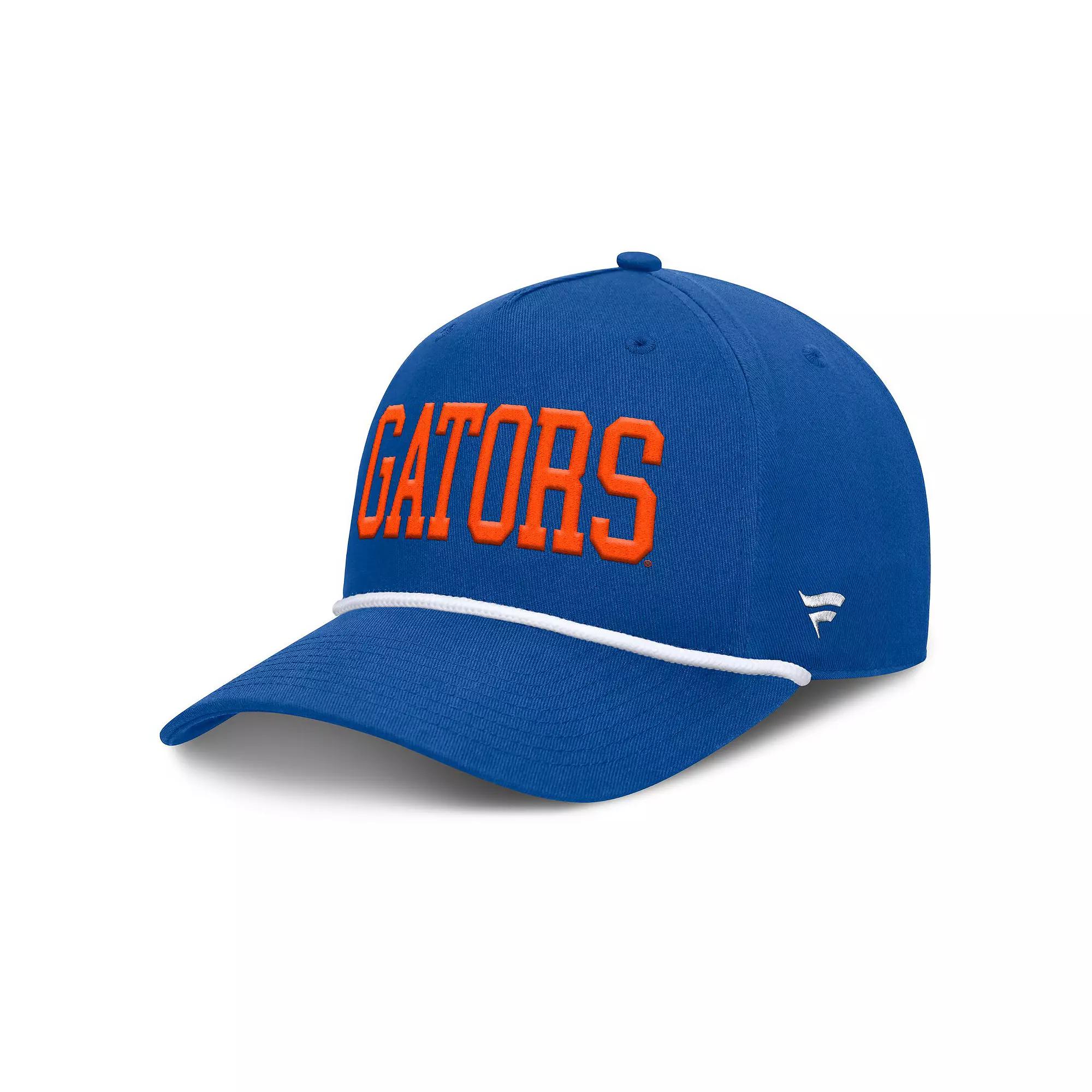 Men's Fanatics Royal Florida Gators Foul Ball Rope Adjustable Hat, Blue Product Image