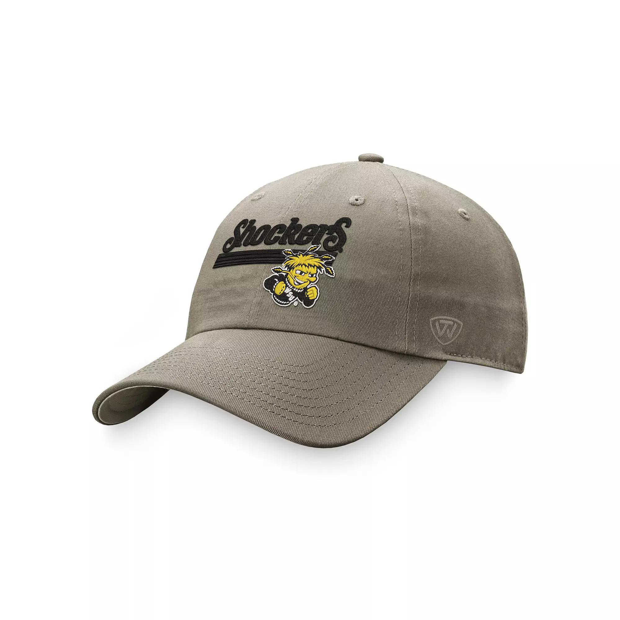 Men's Top of the World Khaki Wichita State Shockers Slice Adjustable Hat, Wst Beig K Product Image