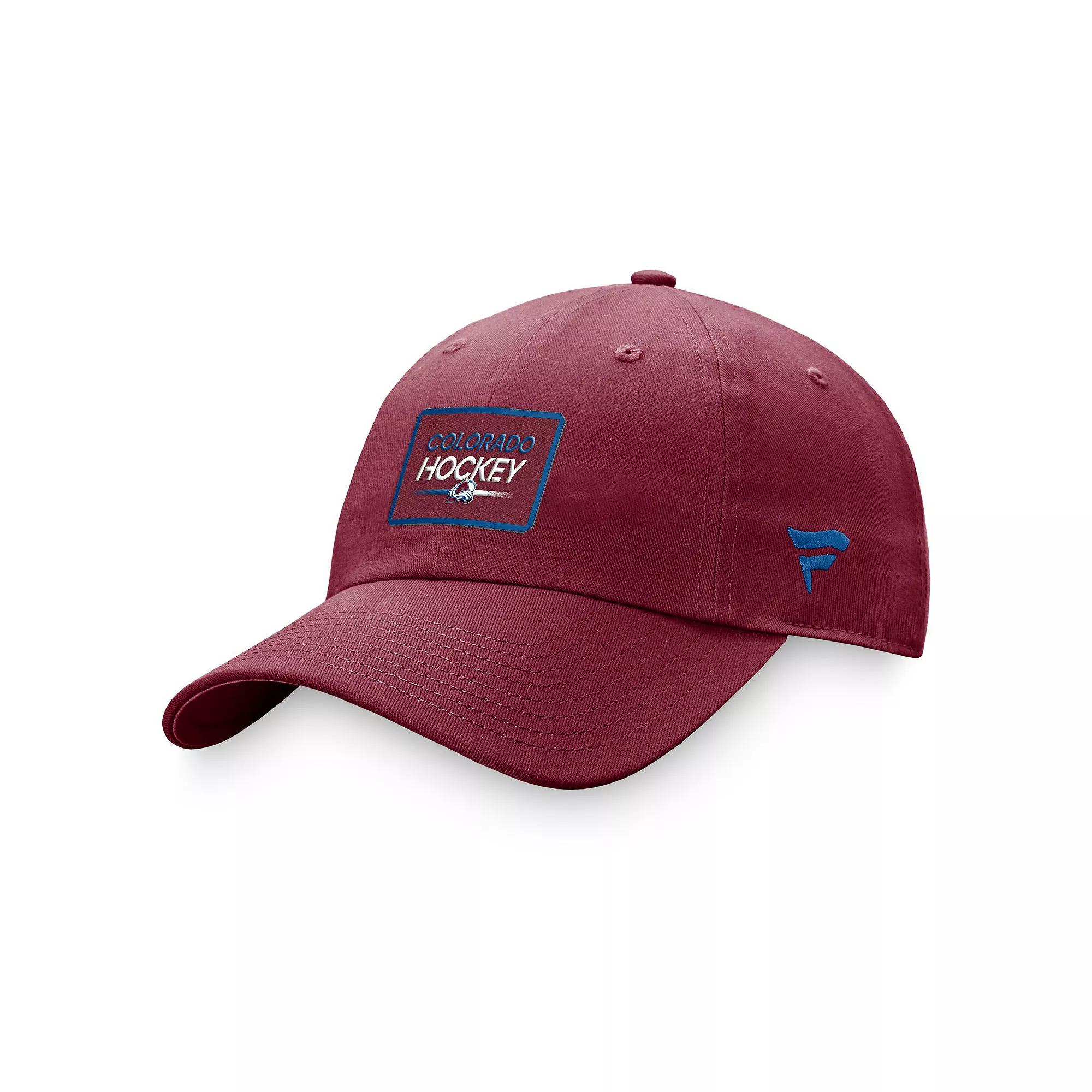 Women's Fanatics Branded  Burgundy Colorado Avalanche Authentic Pro Rink Adjustable Hat, Med Re Product Image
