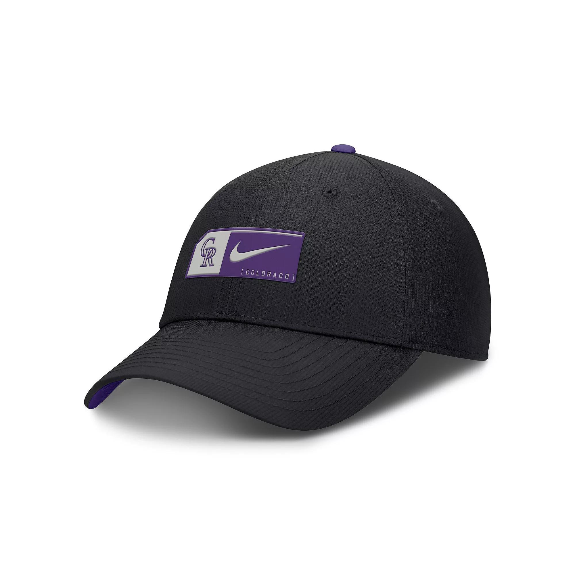 Men's Nike Black Colorado Rockies Club Primetime Adjustable Hat, Size: Medium/Large Product Image