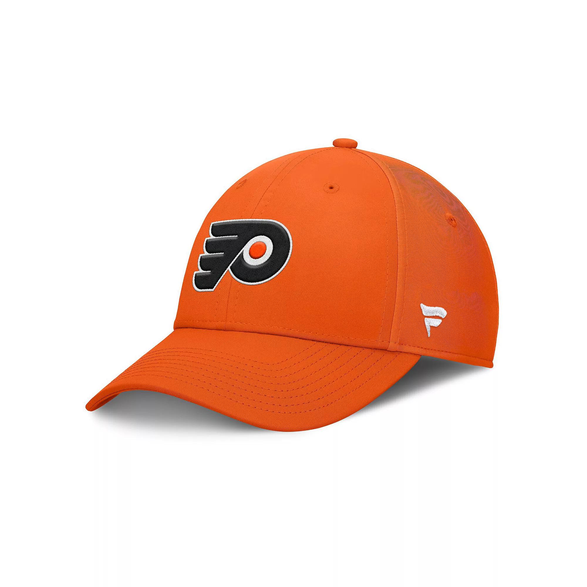 Men's Fanatics Orange Philadelphia Flyers Core Primary Logo Flex Hat,  Product Image