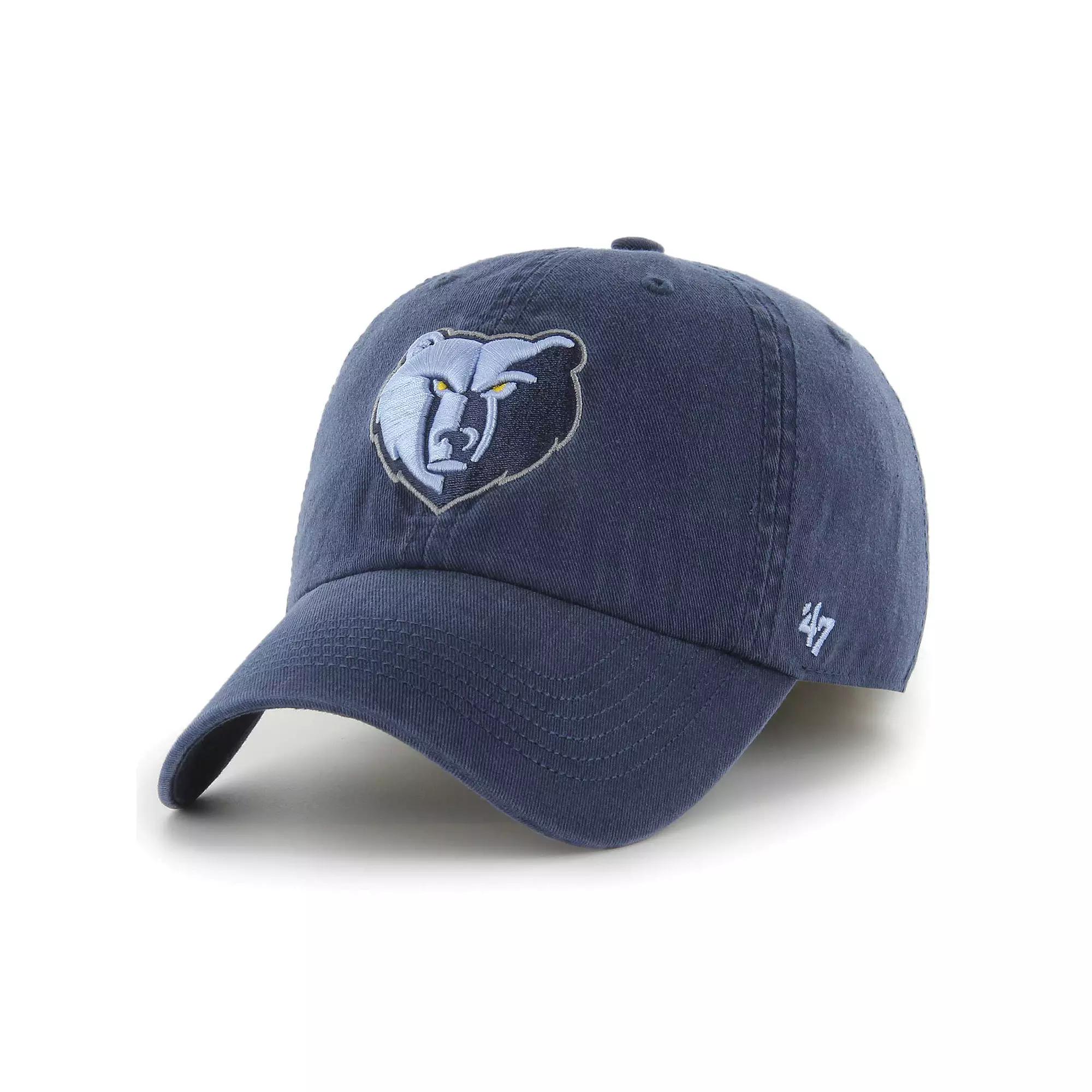 Men's '47 Navy Memphis Grizzlies Classic Franchise Fitted Hat,  Product Image