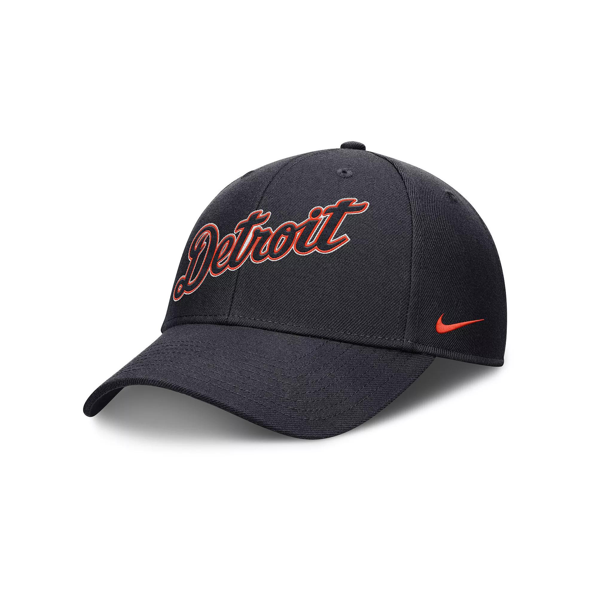 Men's Nike Navy Detroit Tigers Rise Gaberdine Adjustable Hat,  Product Image