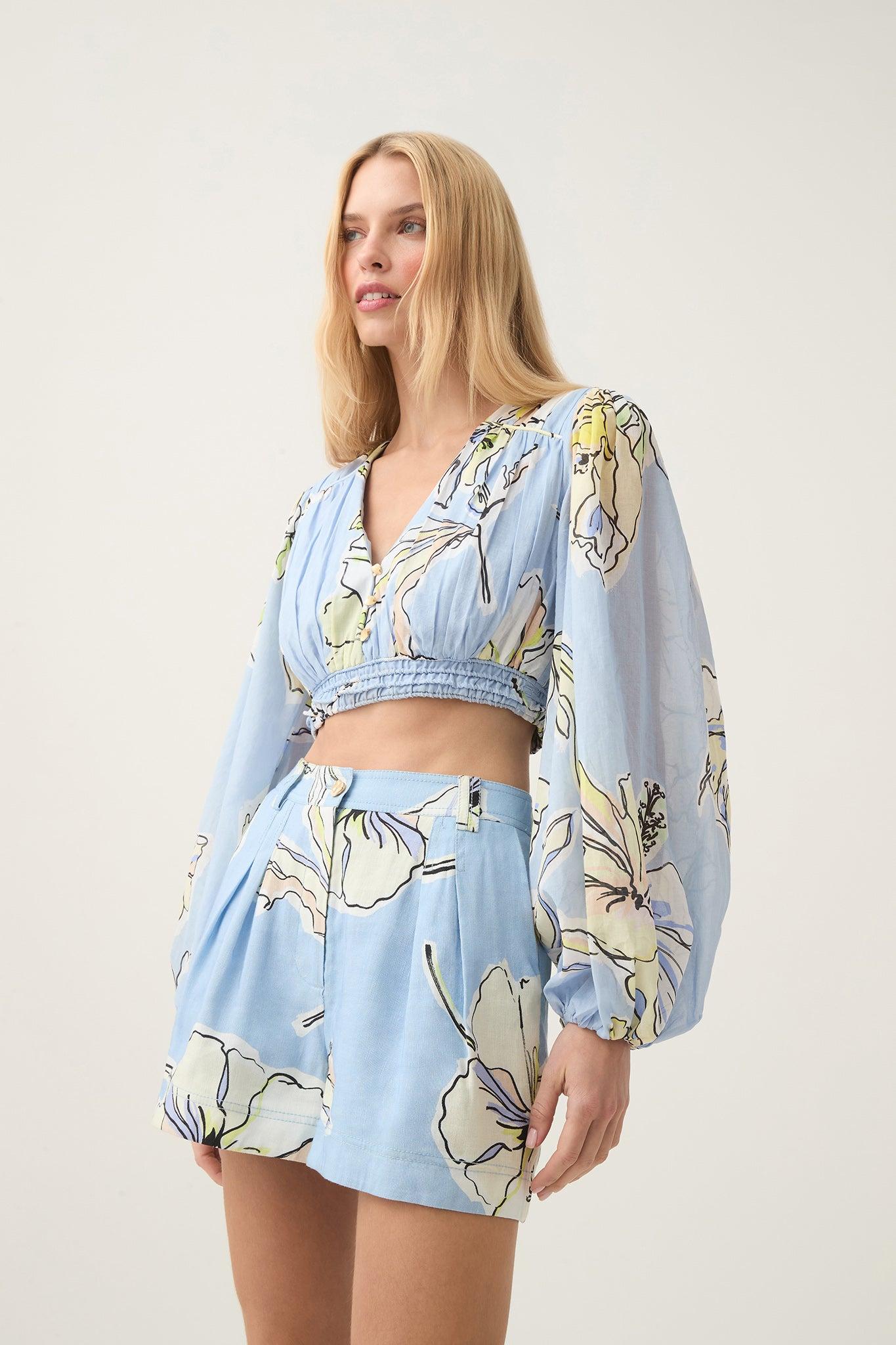 Romantica Voile Crop Top Product Image