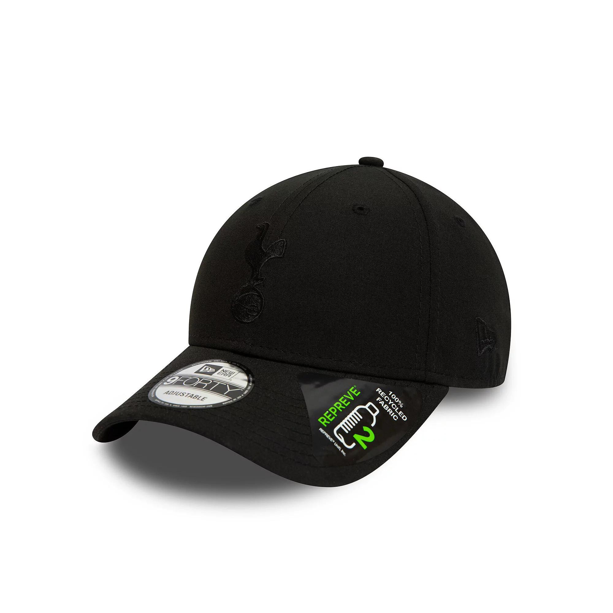 Men's New Era Black Tottenham Hotspur Logo Repreve 9FORTY Adjustable Hat, Tot Black Product Image