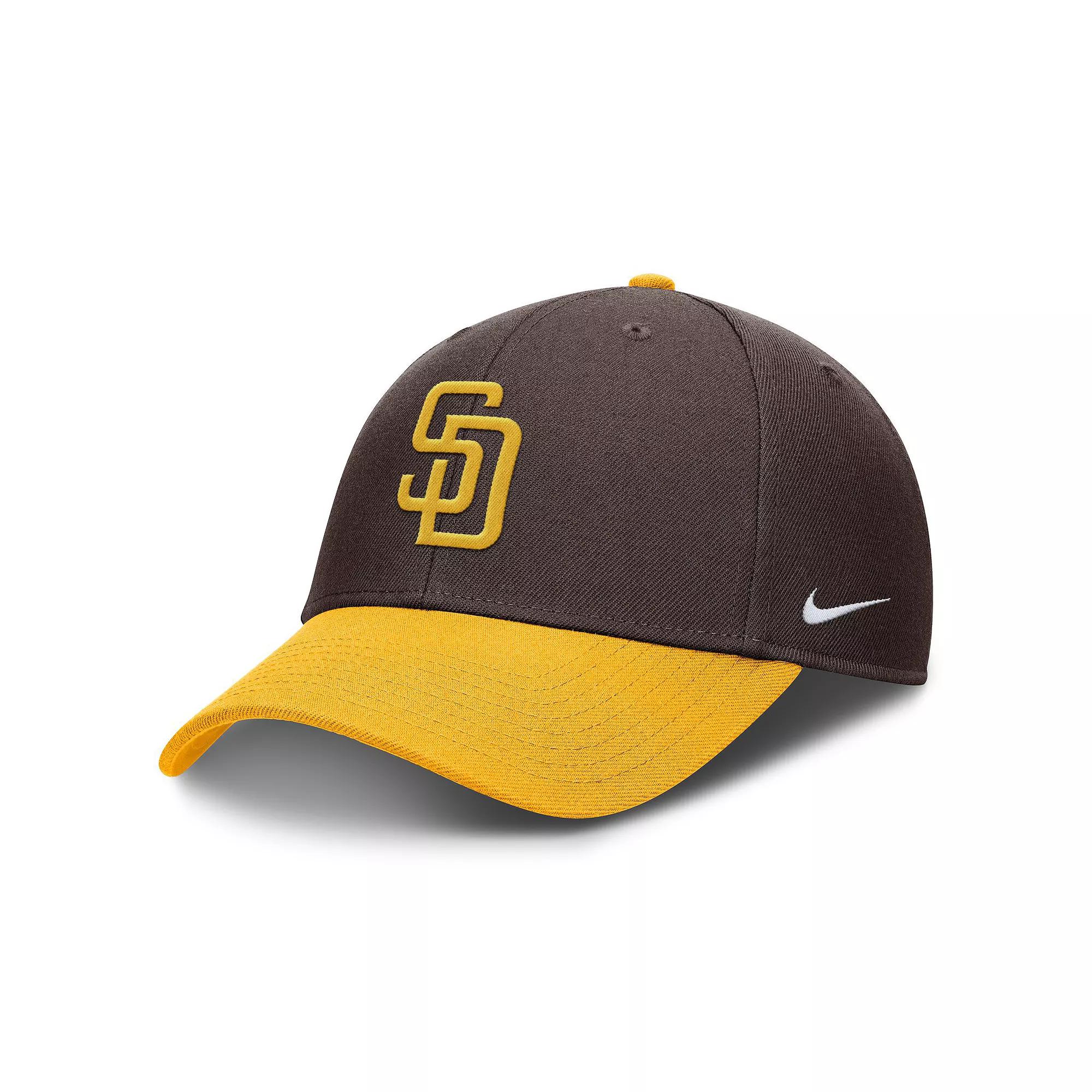 Men's Nike  Brown San Diego Padres Club Performance Adjustable Hat, Size: Large/XL Product Image
