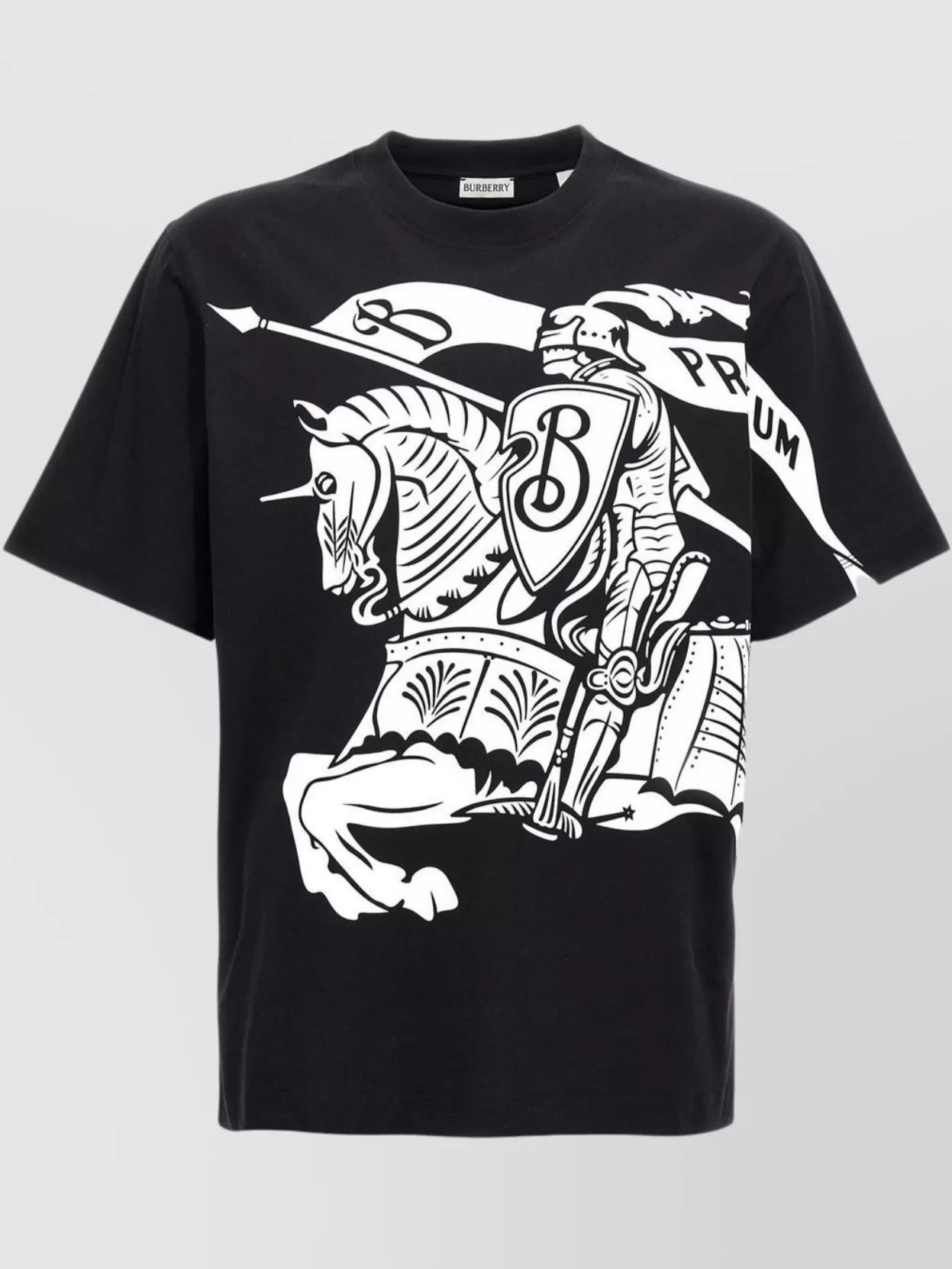 Equestrian Knight-print cotton T-shirt Product Image