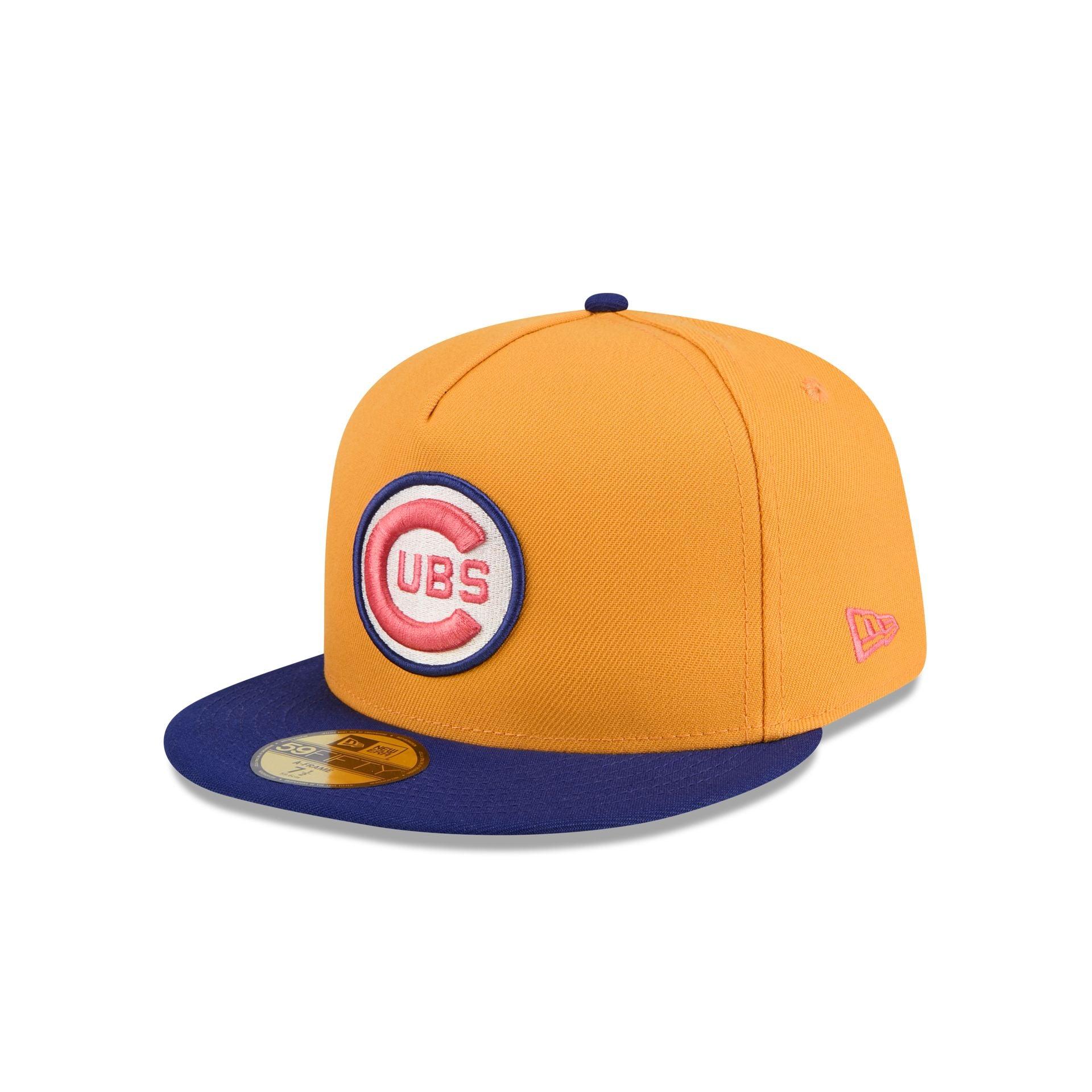 Chicago Cubs Gold 59FIFTY A-Frame Fitted Hat Male Product Image