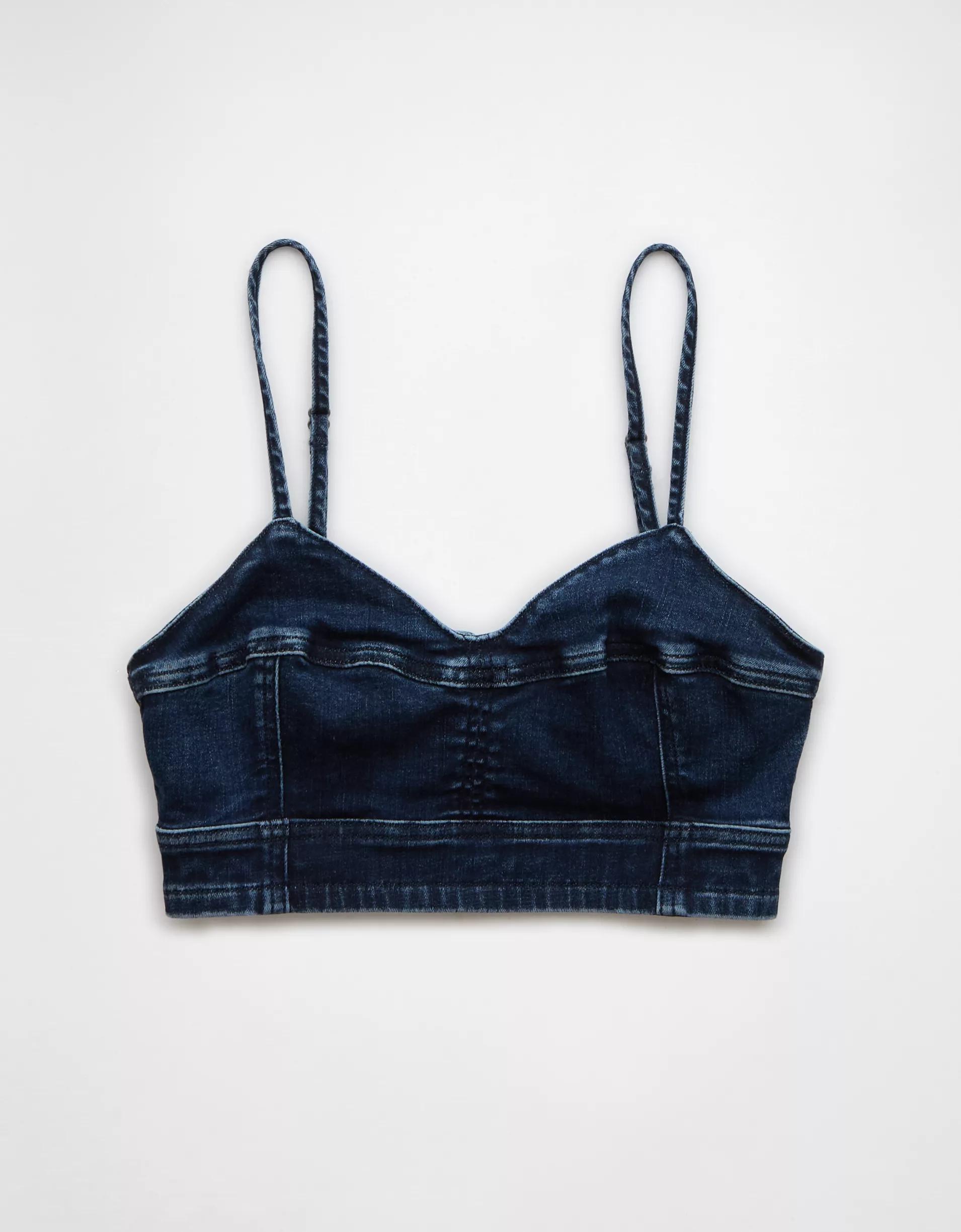 AE Denim Bralette Product Image