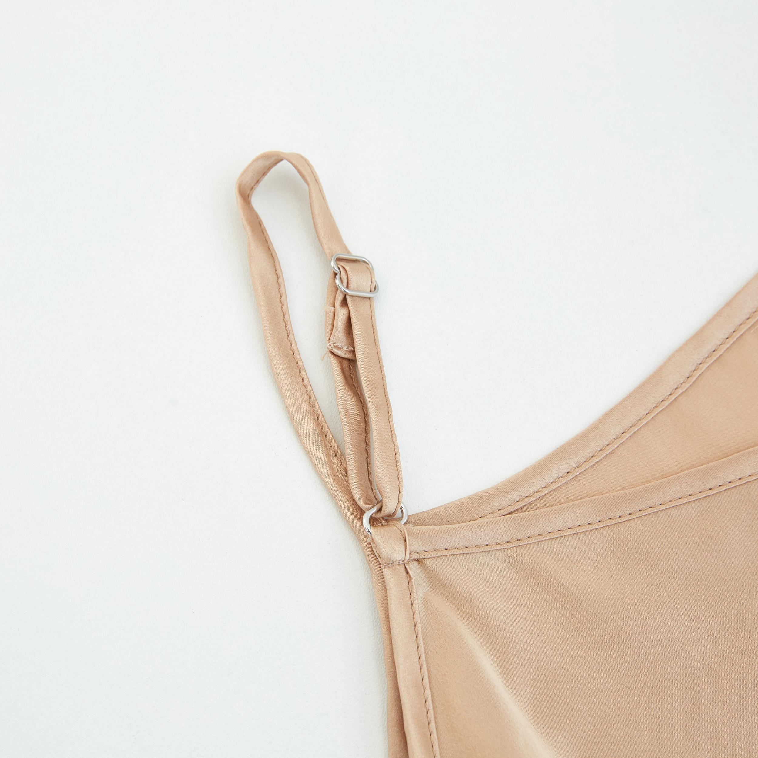 Champagne Pure Mulberry Silk Camisole | Relaxed Fit | 19 Momme | Soar Collection Product Image