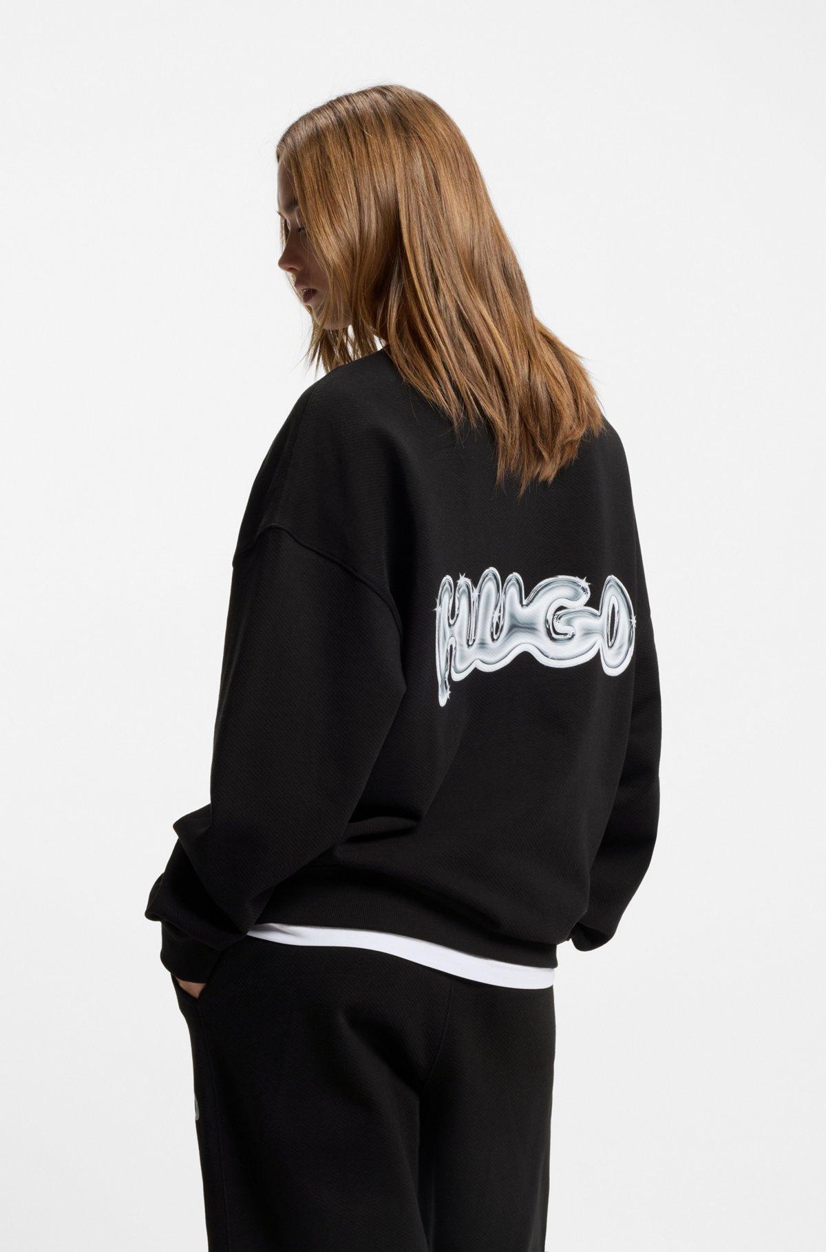 Logo-print sweatshirt in cotton terry Product Image