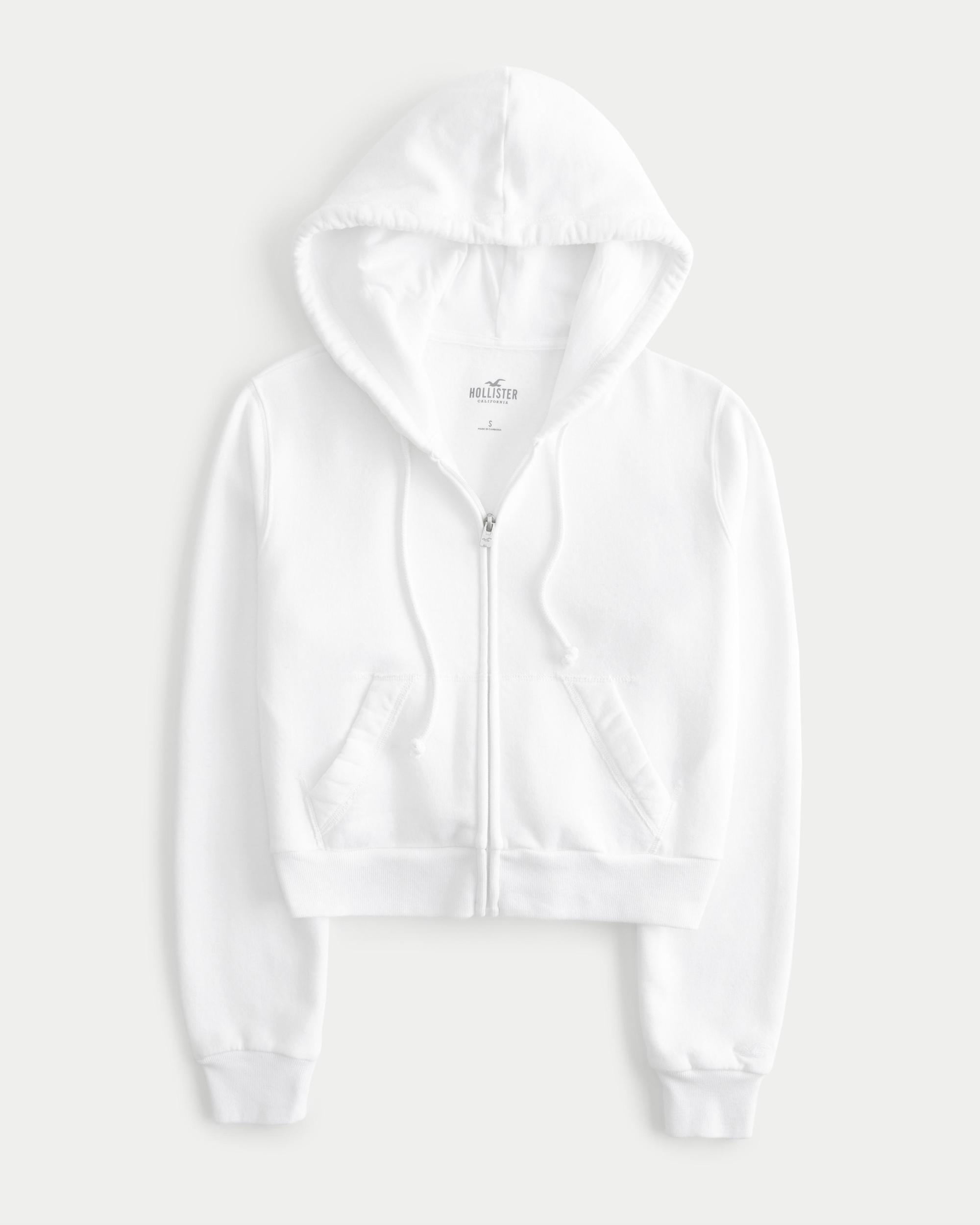 Hollister Feel Good Fleece Mini Zip-Up Hoodie Product Image
