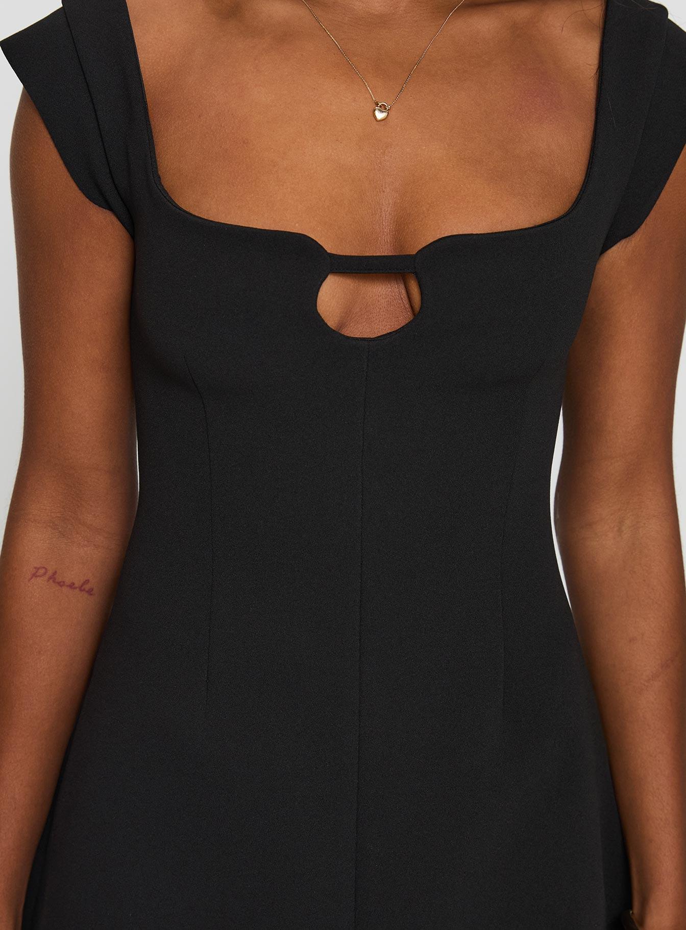 Sylvette Mini Dress Black Product Image