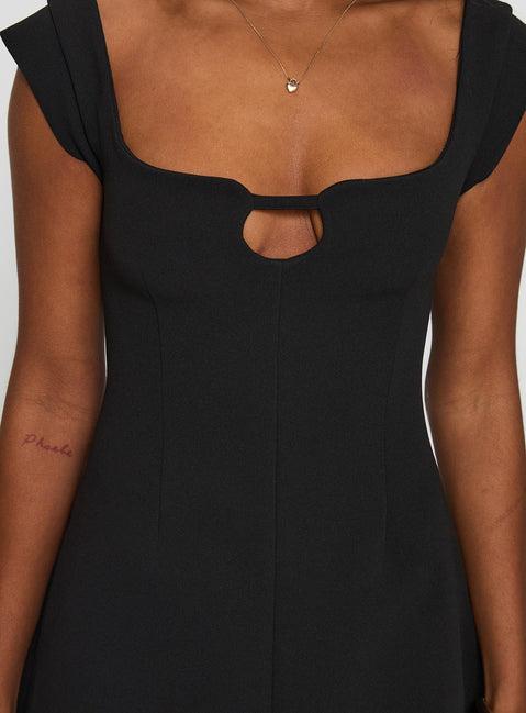 Sylvette Mini Dress Black Product Image