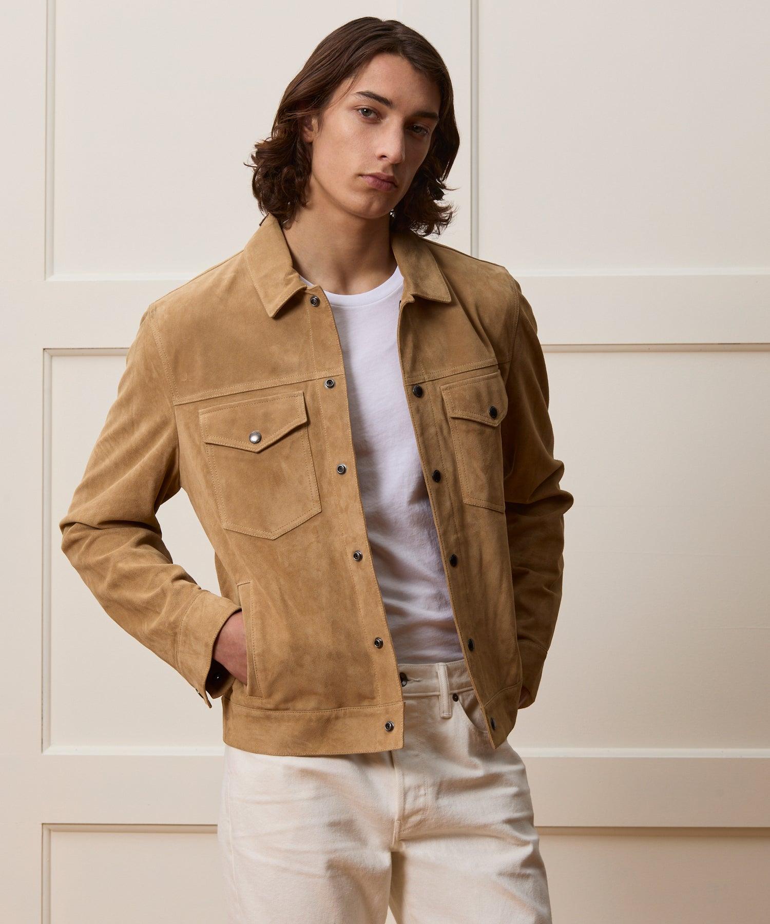 Italian Suede Dylan Jacket Product Image
