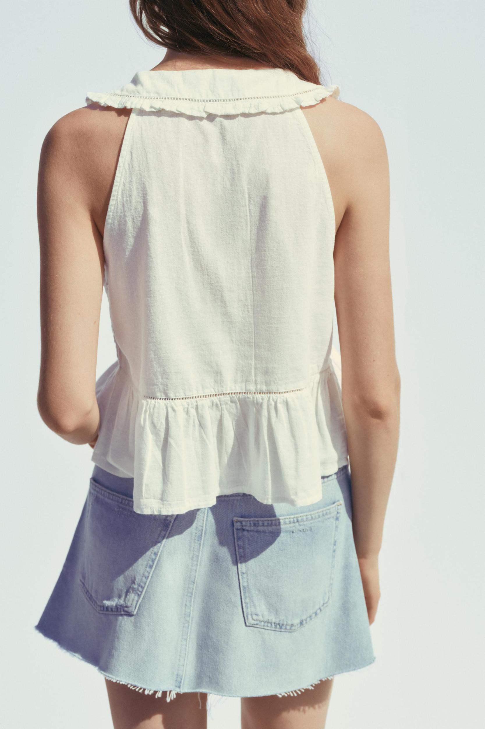 TRF DENIM MINI SKIRT Product Image