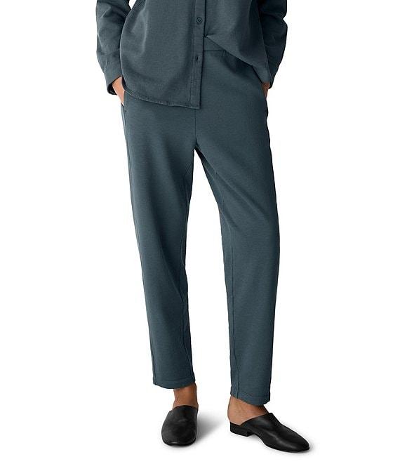 Eileen Fisher Organic Cotton Terry Slouch Ankle Pants Product Image