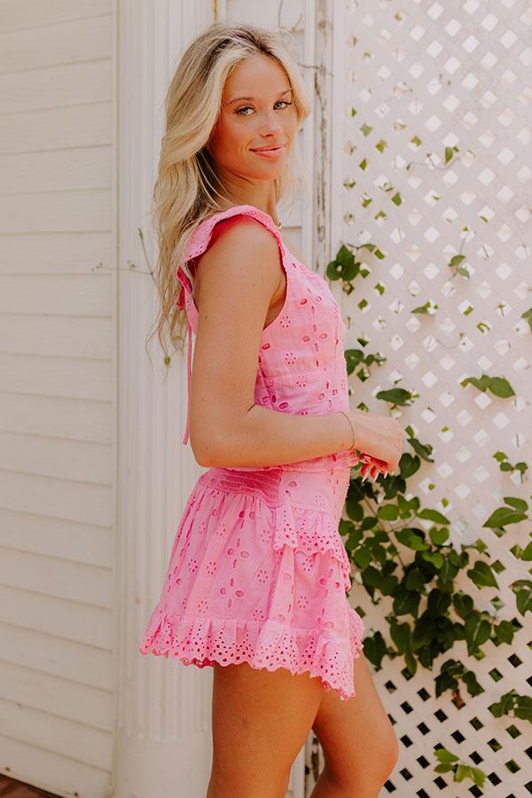 Sassy Statement Eyelet Top Product Image