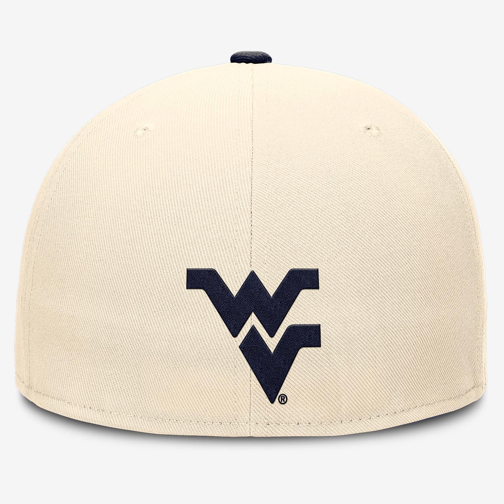 West Virginia Mountaineers Primetime True Nike Mens Dri-FIT College Fitted Hat | NC110C38WVN-4EN Product Image
