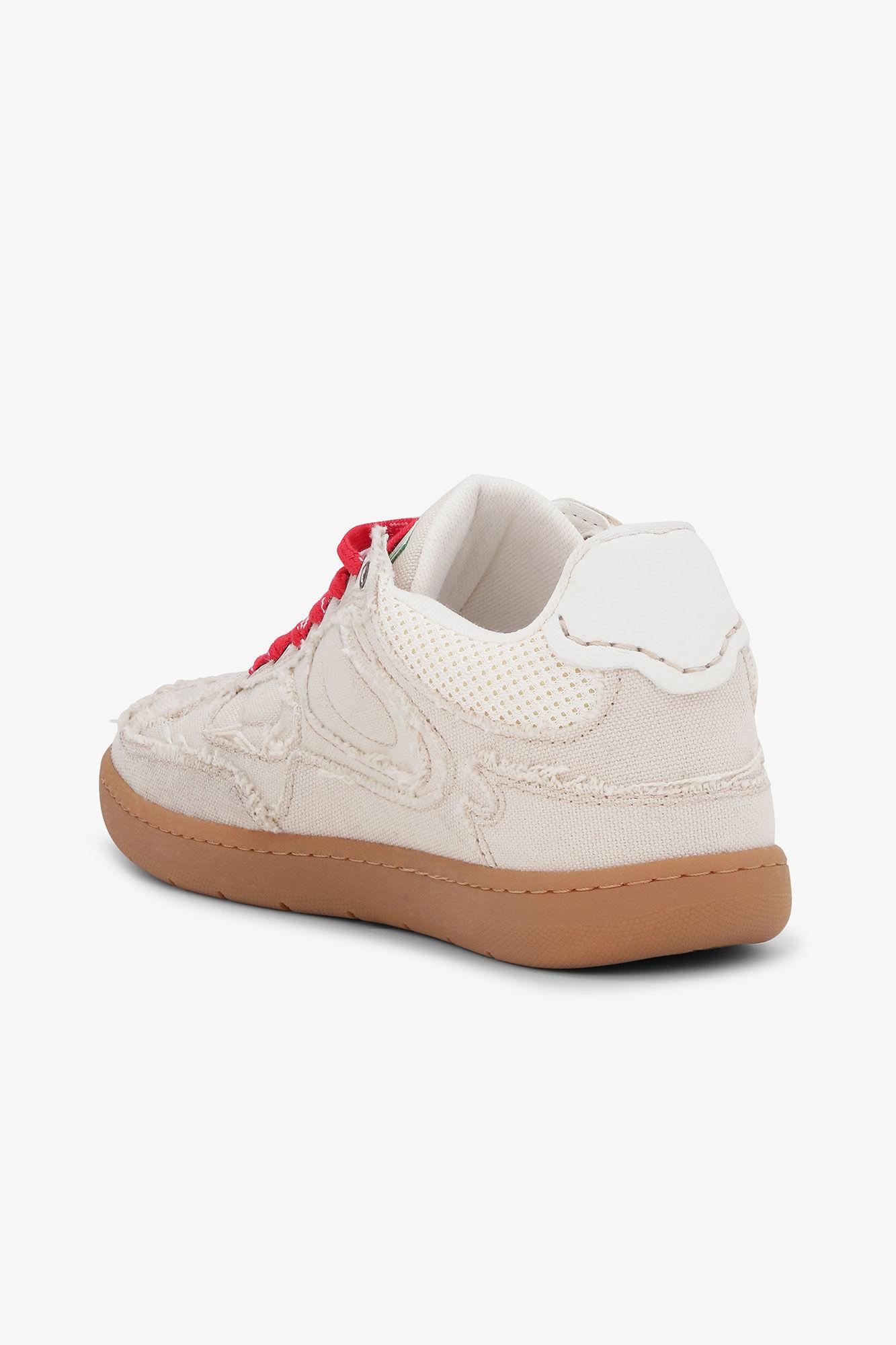 08 Canvas Raw Edge Sneakers Product Image