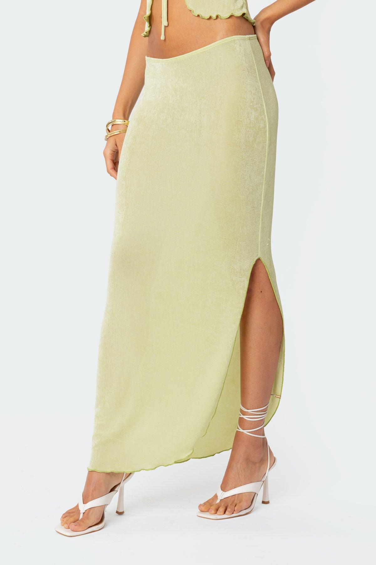 Milan Slitted Maxi Skirt Product Image