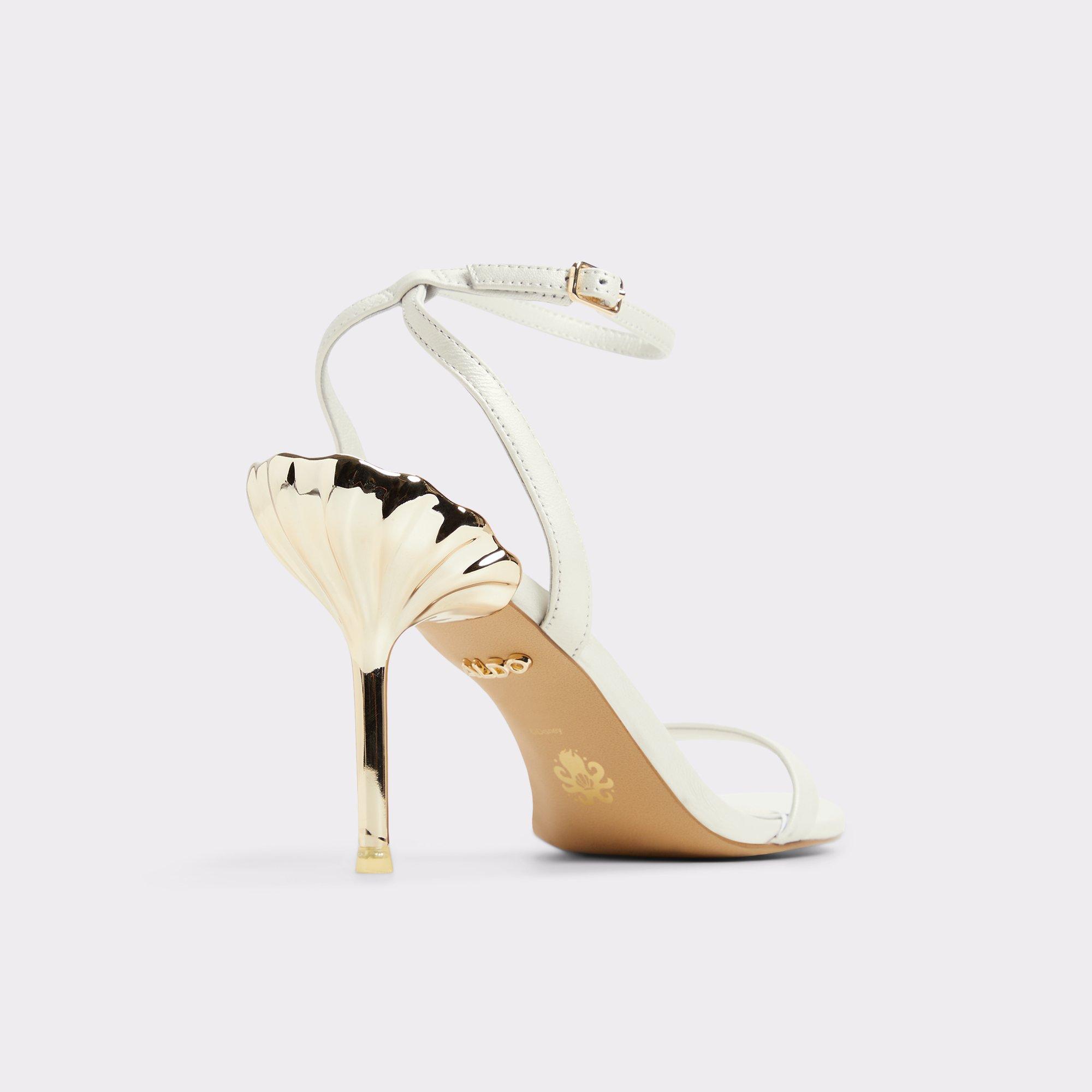 ALDO Arielheel - Women's Heeled Sandal Sandals - White, Size 7 Product Image