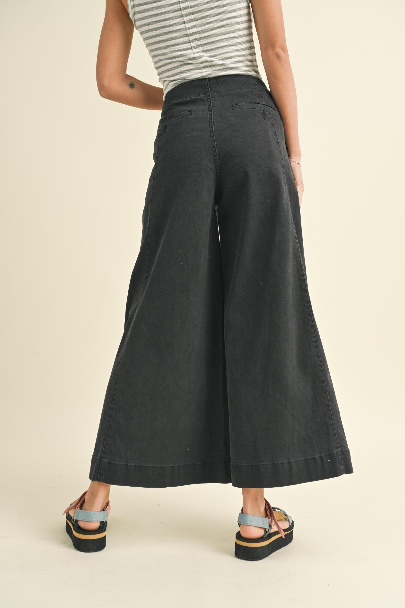 Stretched Wide Leg Premium Pants Product Image