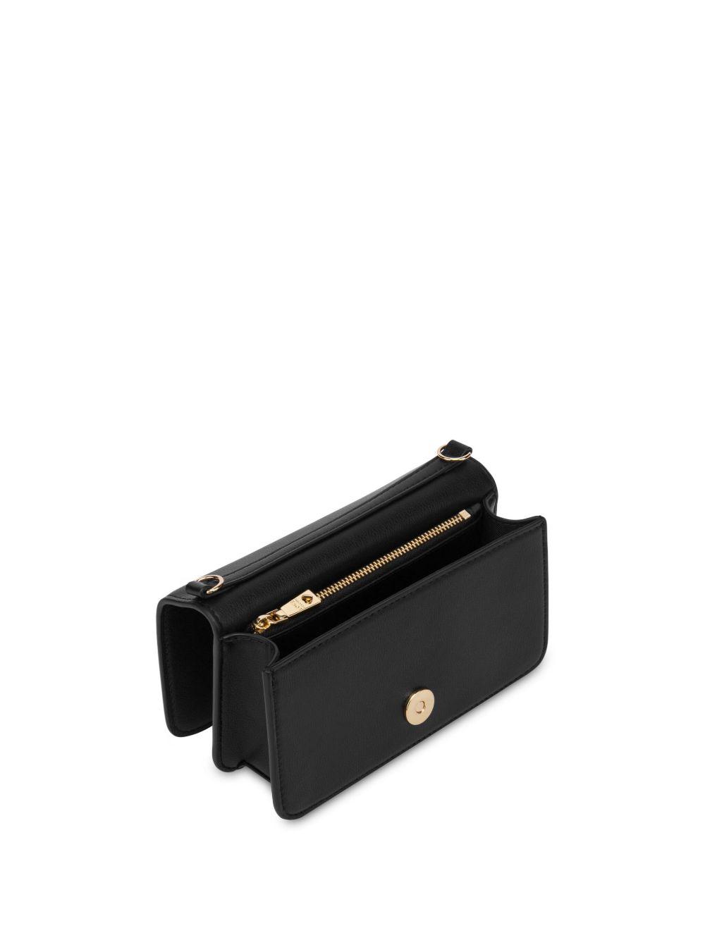 logo-embossed leather purse  Product Image