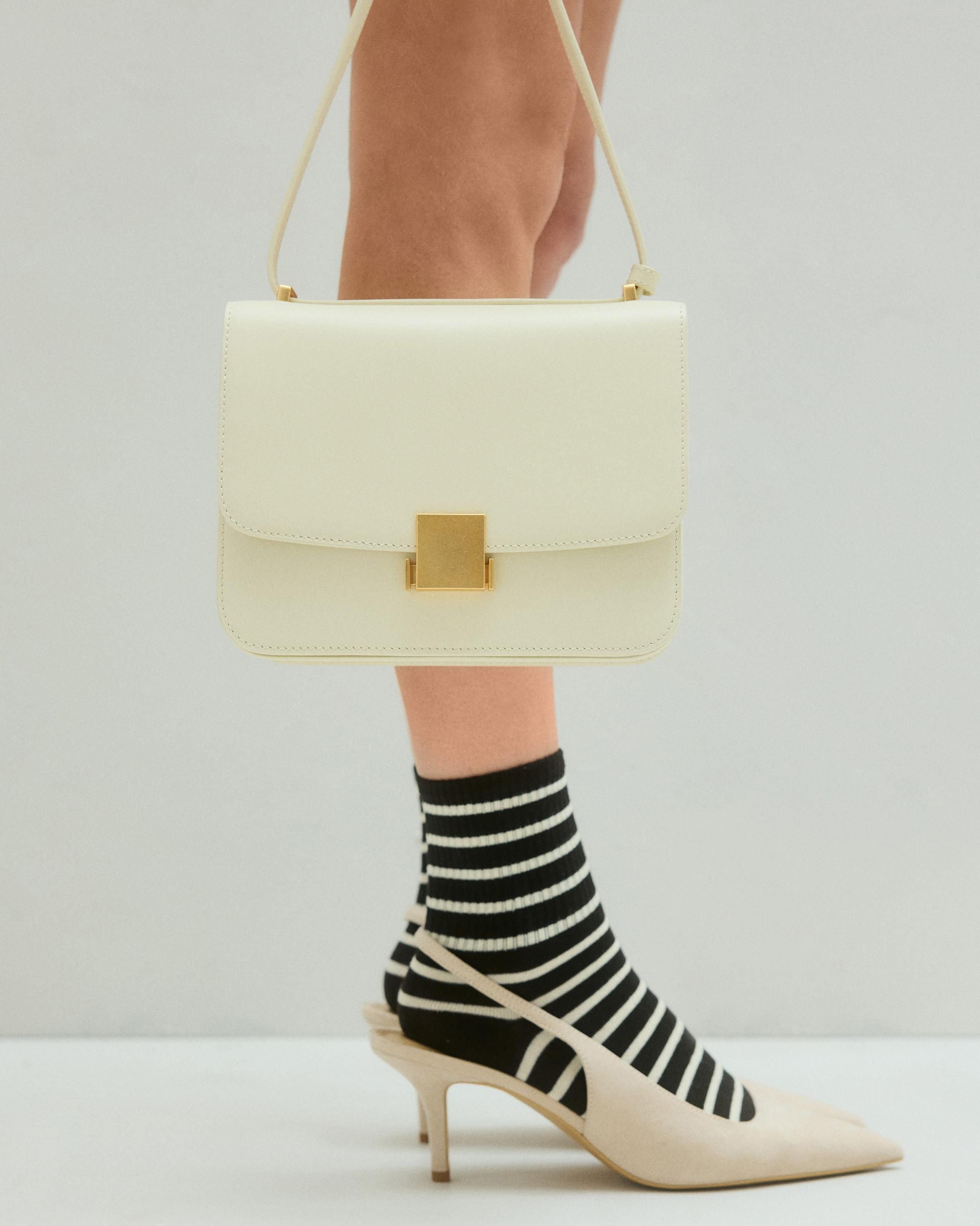 Quince | Women's Italian Leather Box Shoulder Bag Product Image