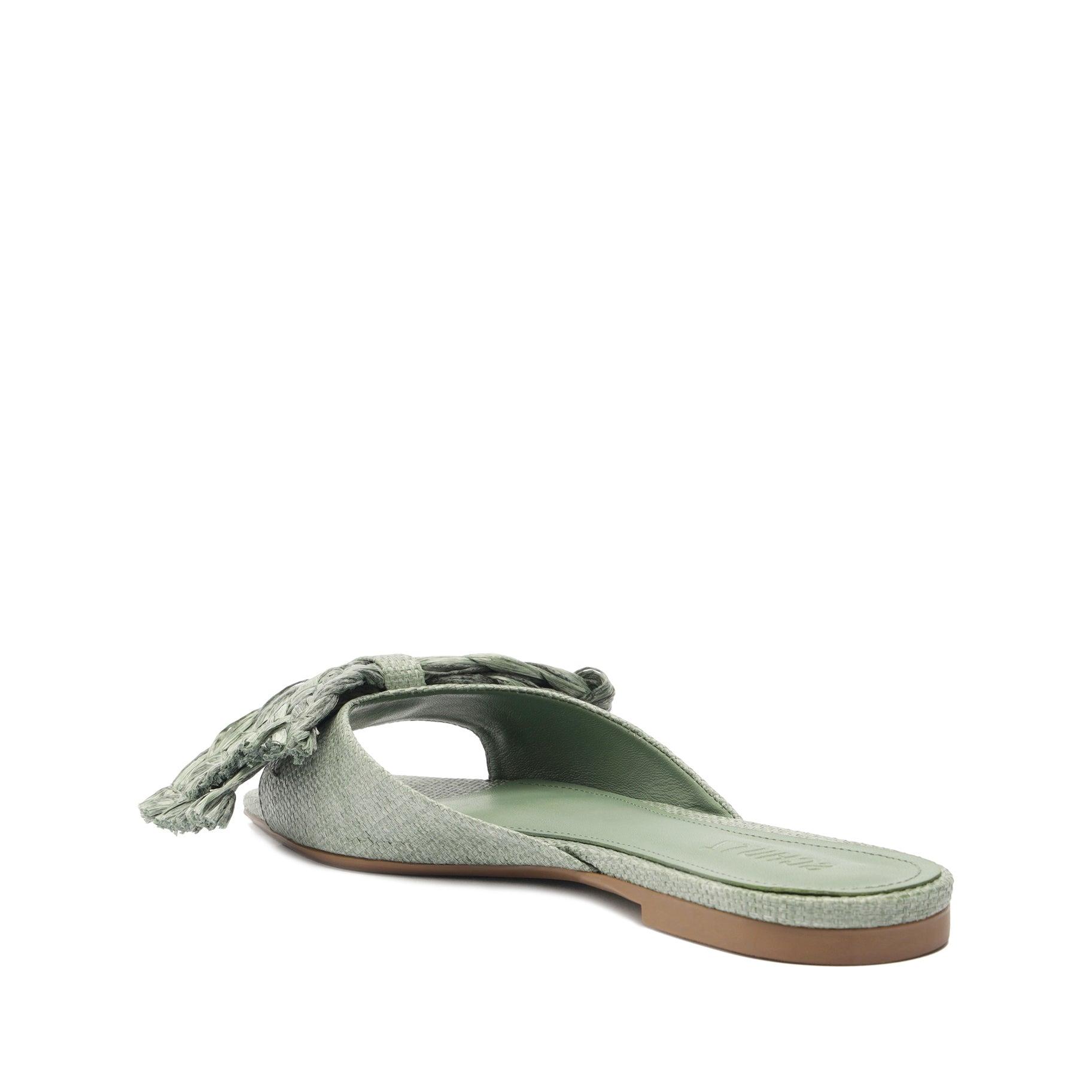 Lienne Straw Flat Sandal Female Product Image