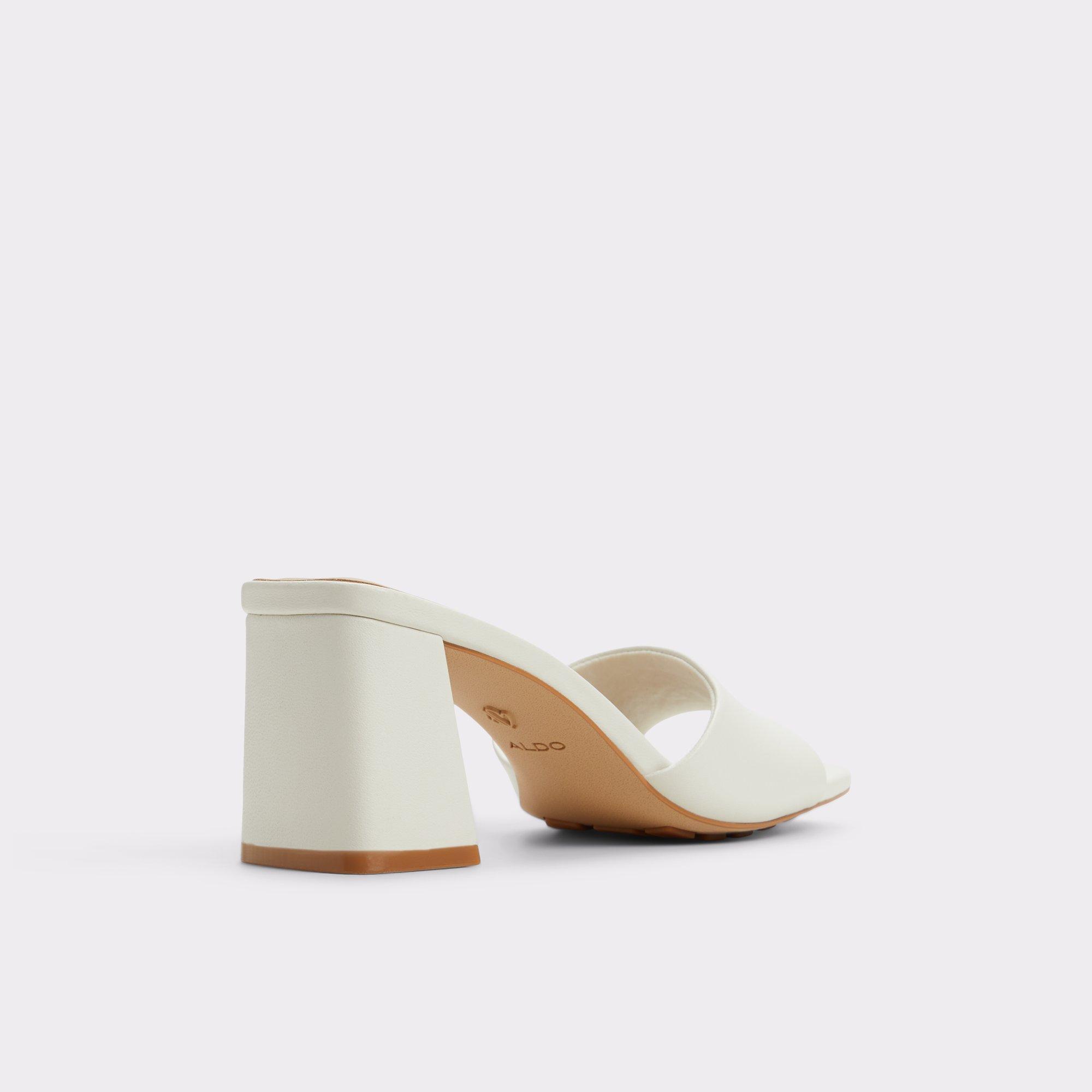 Tisha White Women's Heeled mules | ALDO US Product Image