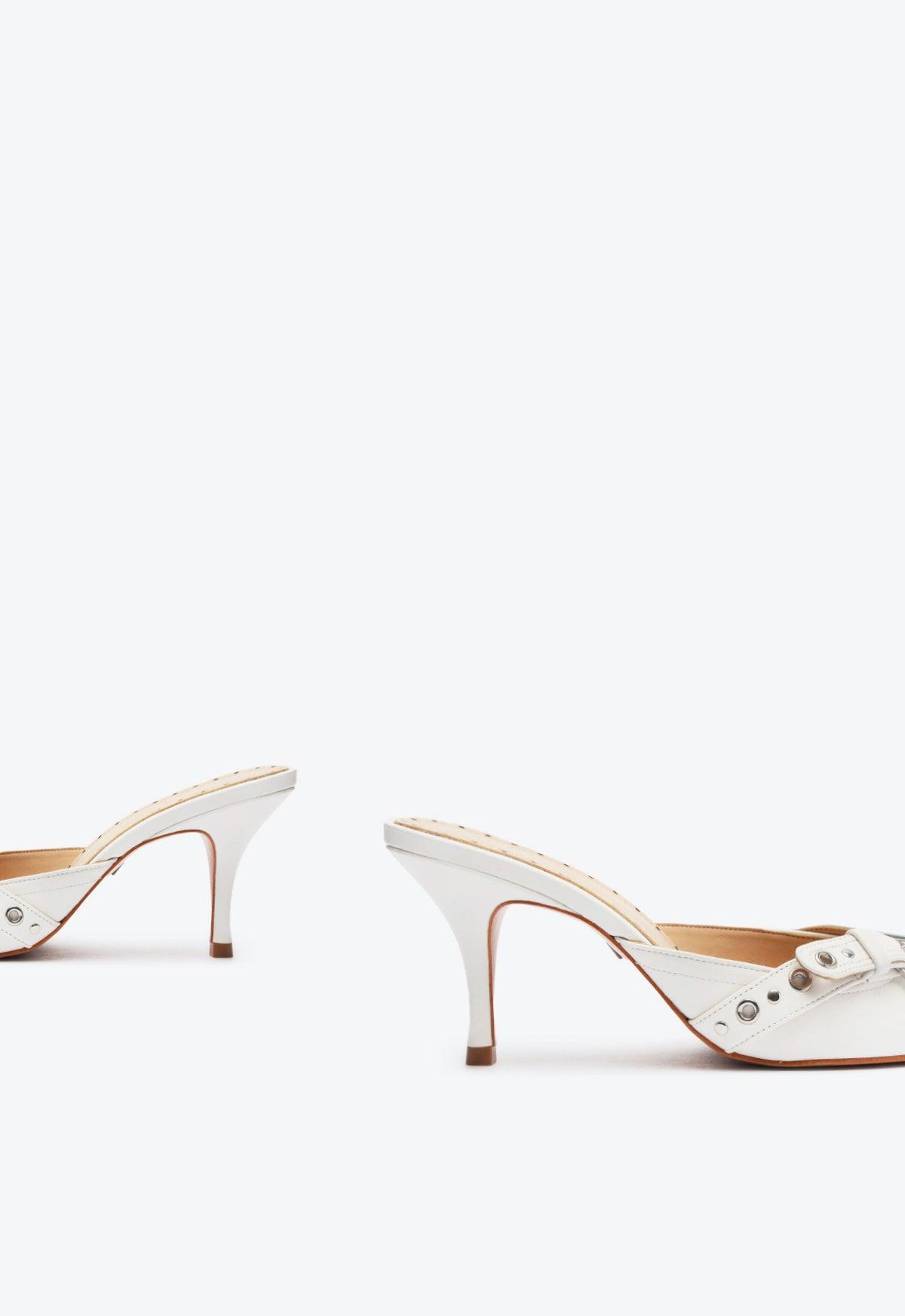 Vinnie Mule Leather Pump Product Image