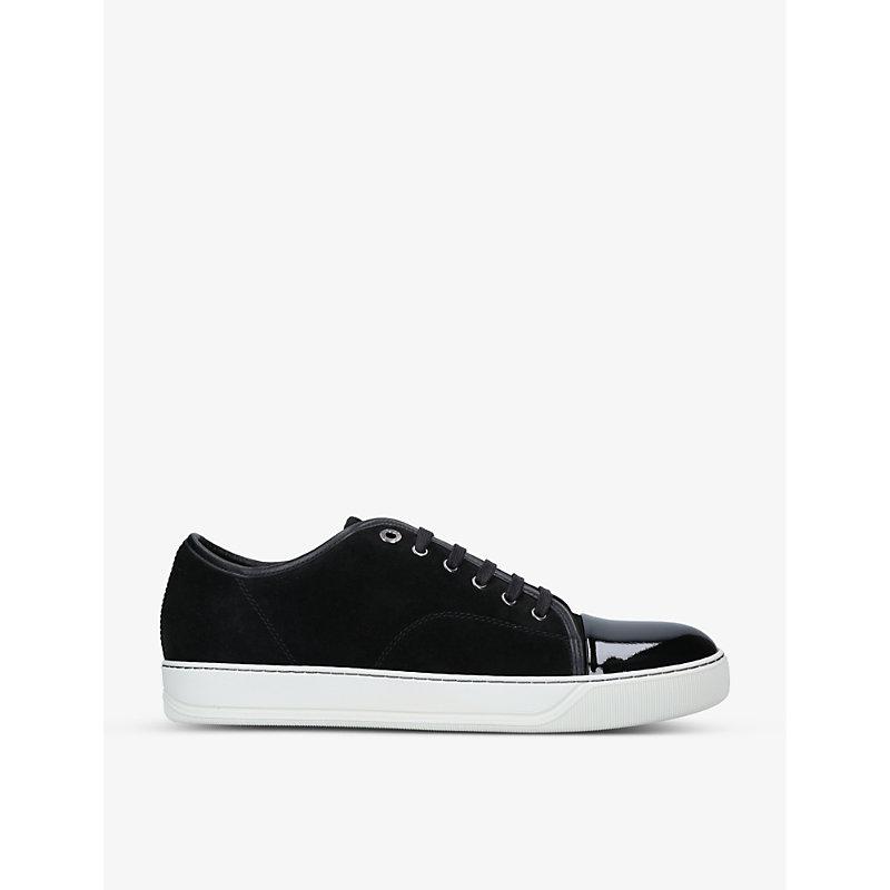 Black DBB1 Suede & Patent Leather Sneakers Product Image