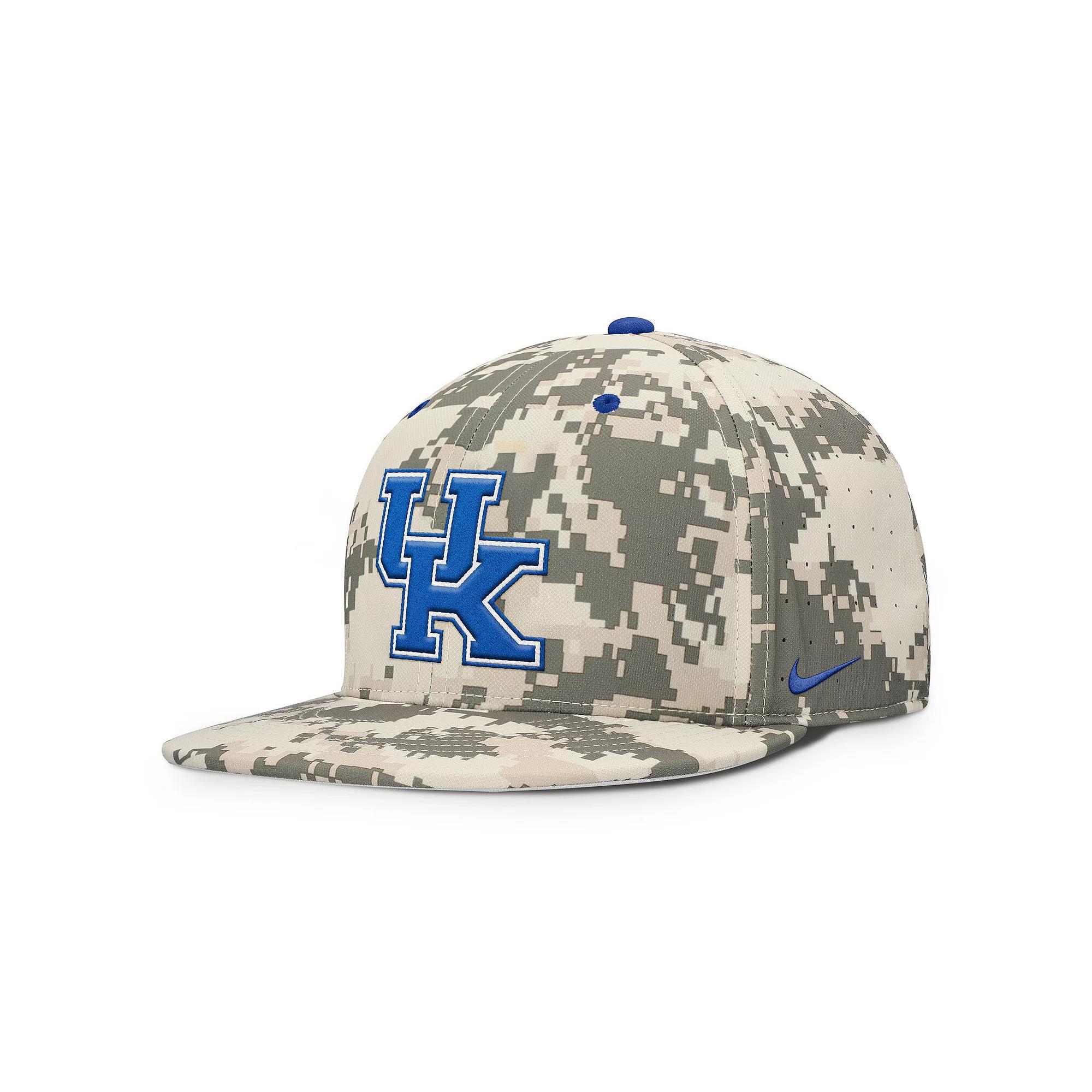 Men's Nike Digital Camo Kentucky Wildcats 2025 Dugout True Performance Fitted Hat, Size: 7, Green Product Image