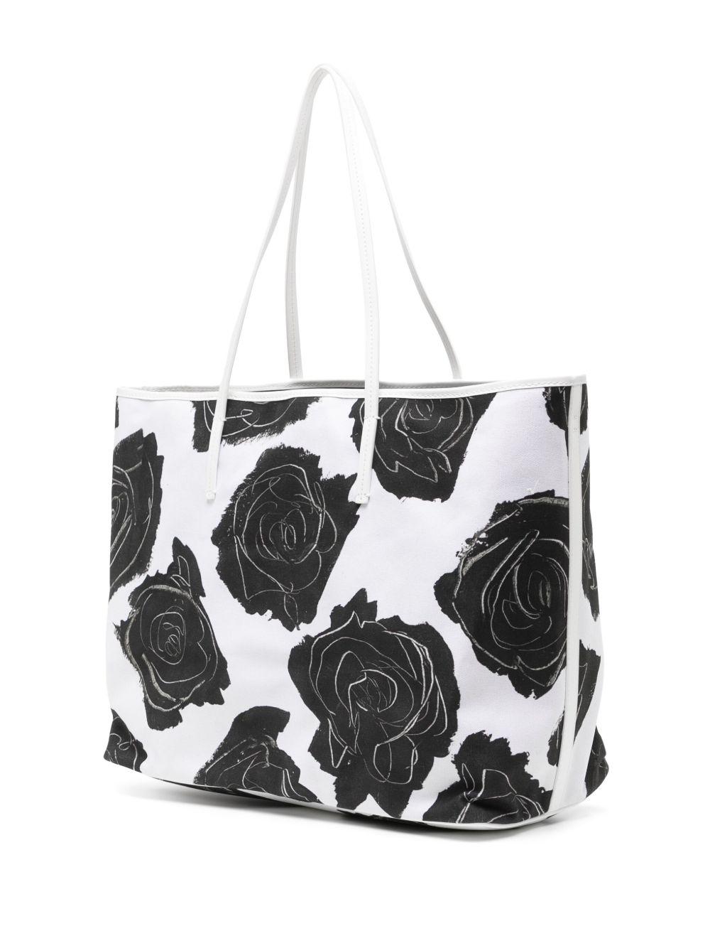 large floral-printed tote bag Product Image