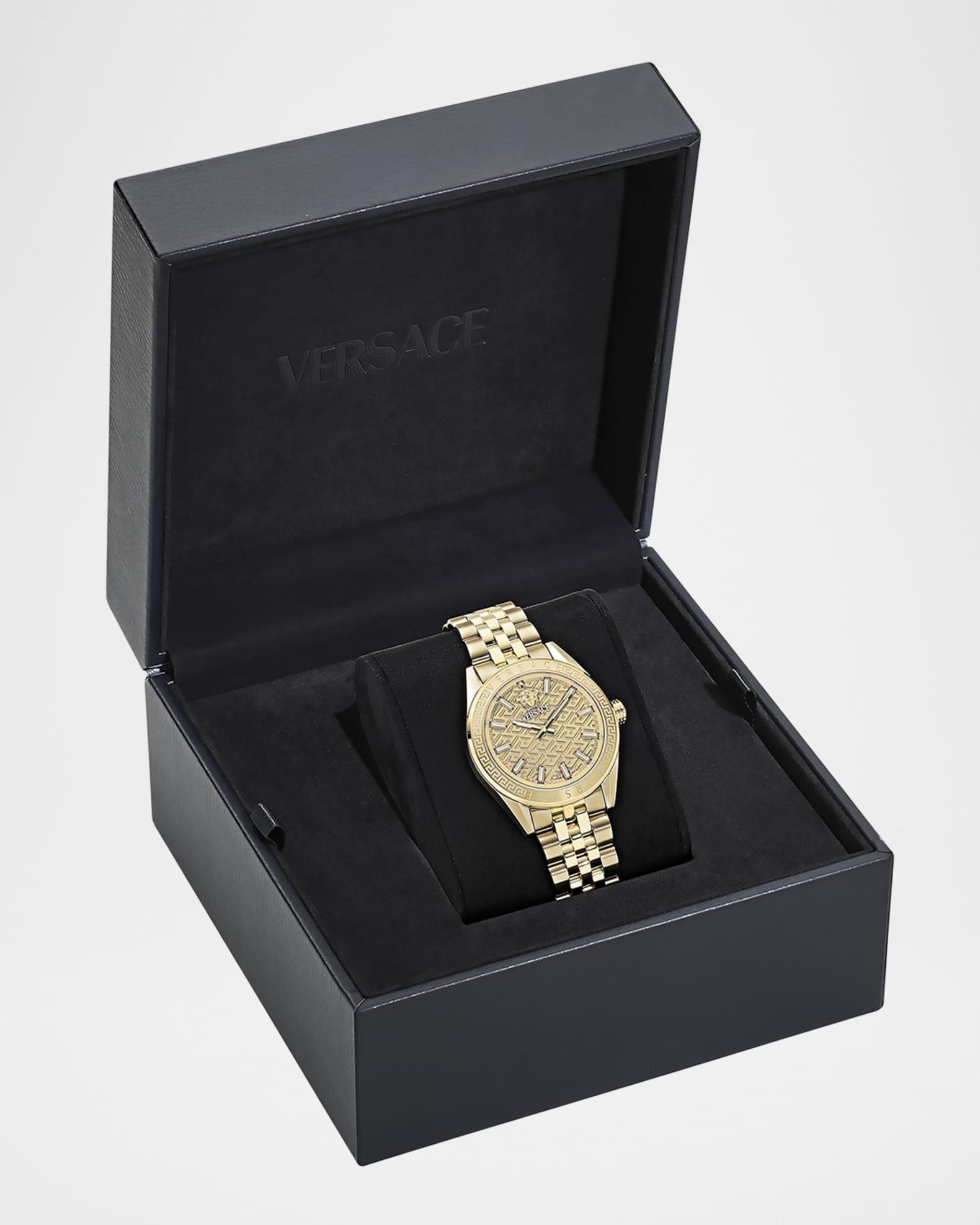 V-Code  36mm IP Yellow Gold Bracelet Watch Product Image