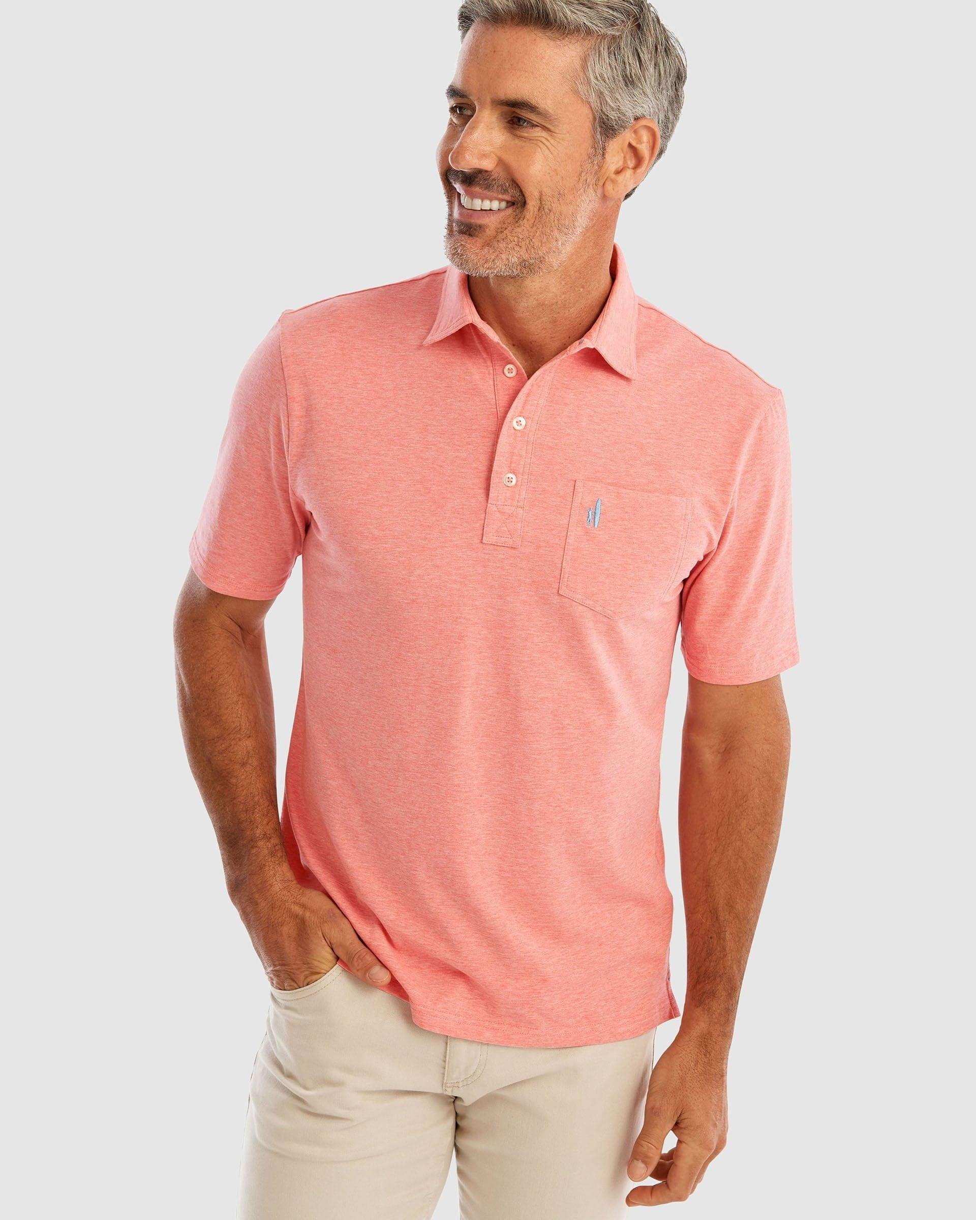 GS- TEST -  Heathered Original Polo Product Image