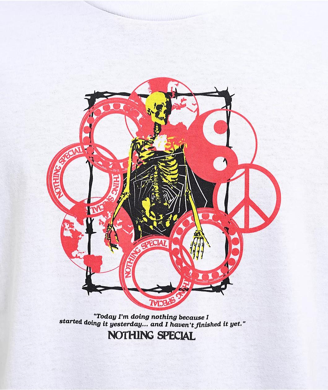 Nothing Special Doing Nothing White T-Shirt Product Image
