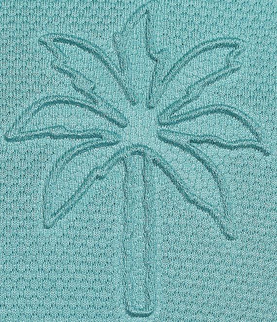 Murano Palm Springs Collection Slim Fit Textured Quarter-Zip Short Sleeve Shirt Product Image