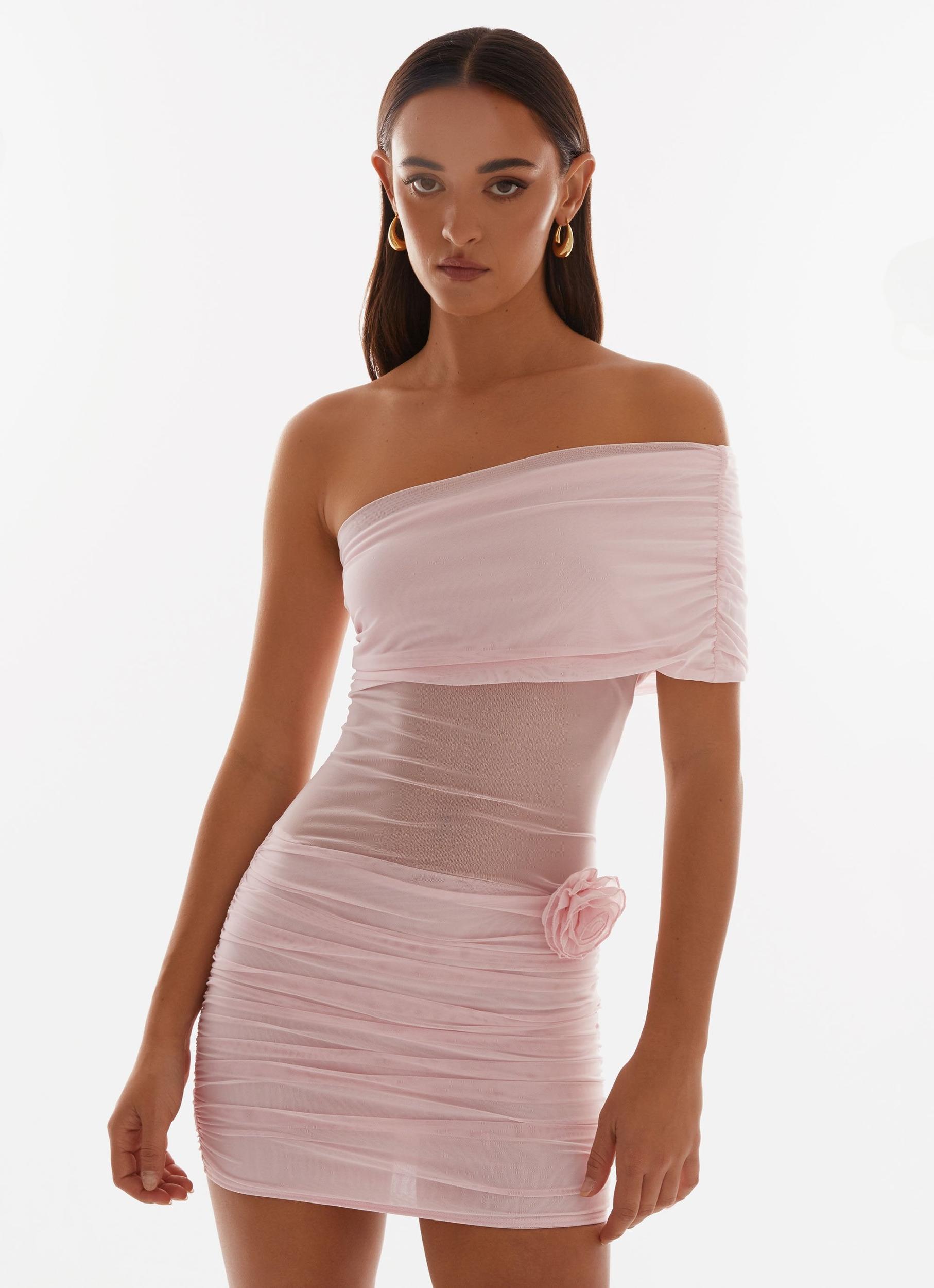 Teyana Mini Dress - Pink Product Image