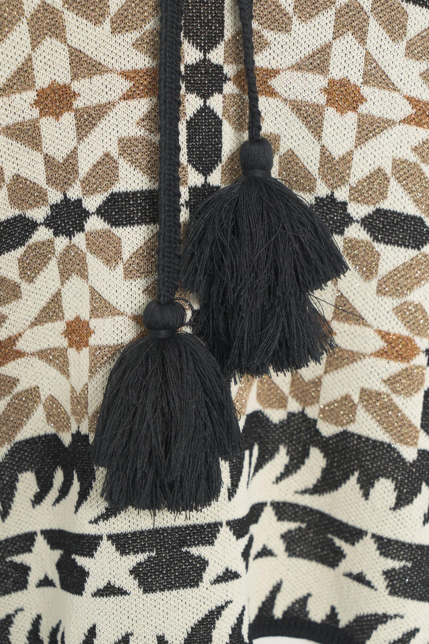 Lurex jacquard blouse Product Image