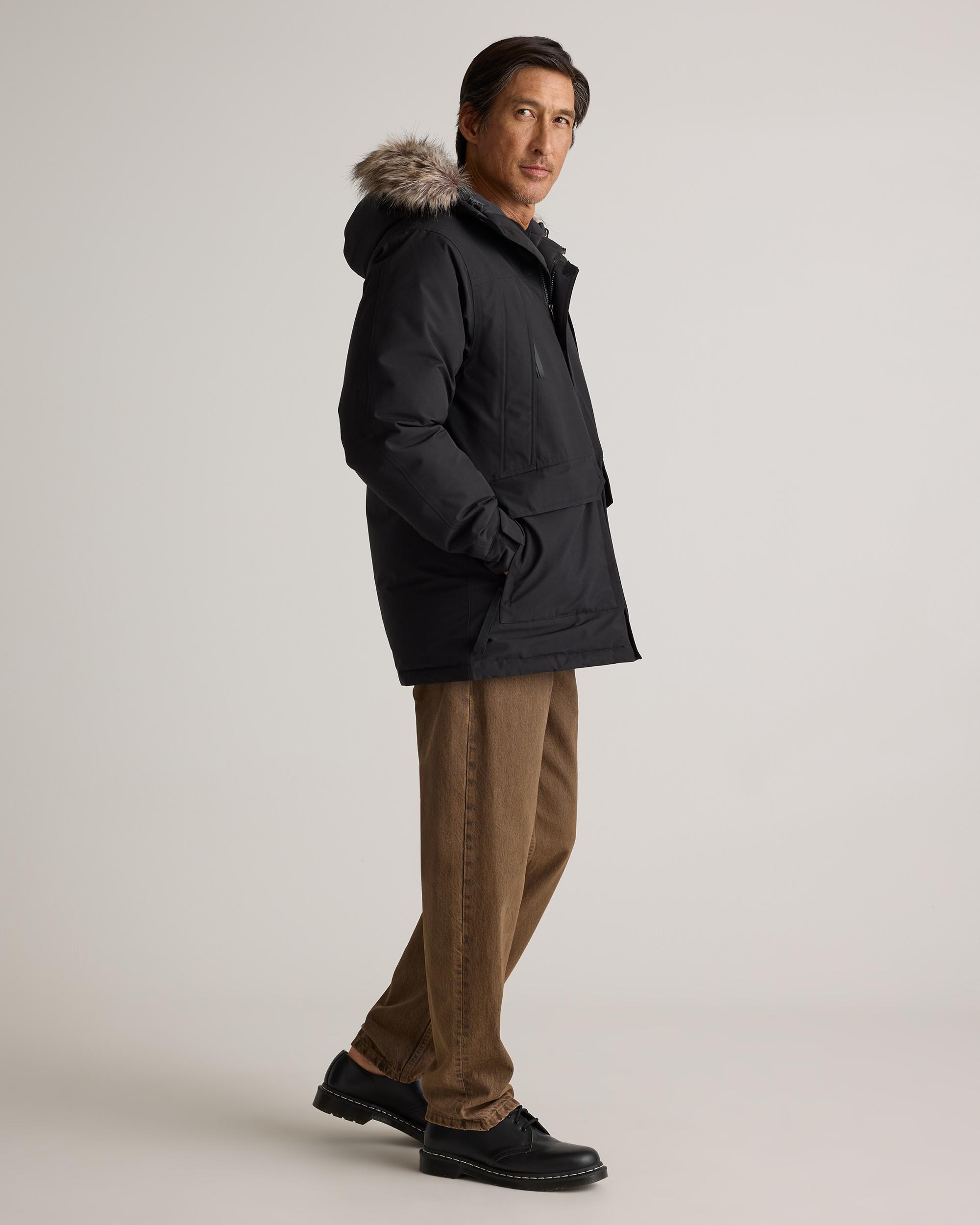 Quince | Men's Responsible Down Hooded Parka Recycled Polyester Product Image