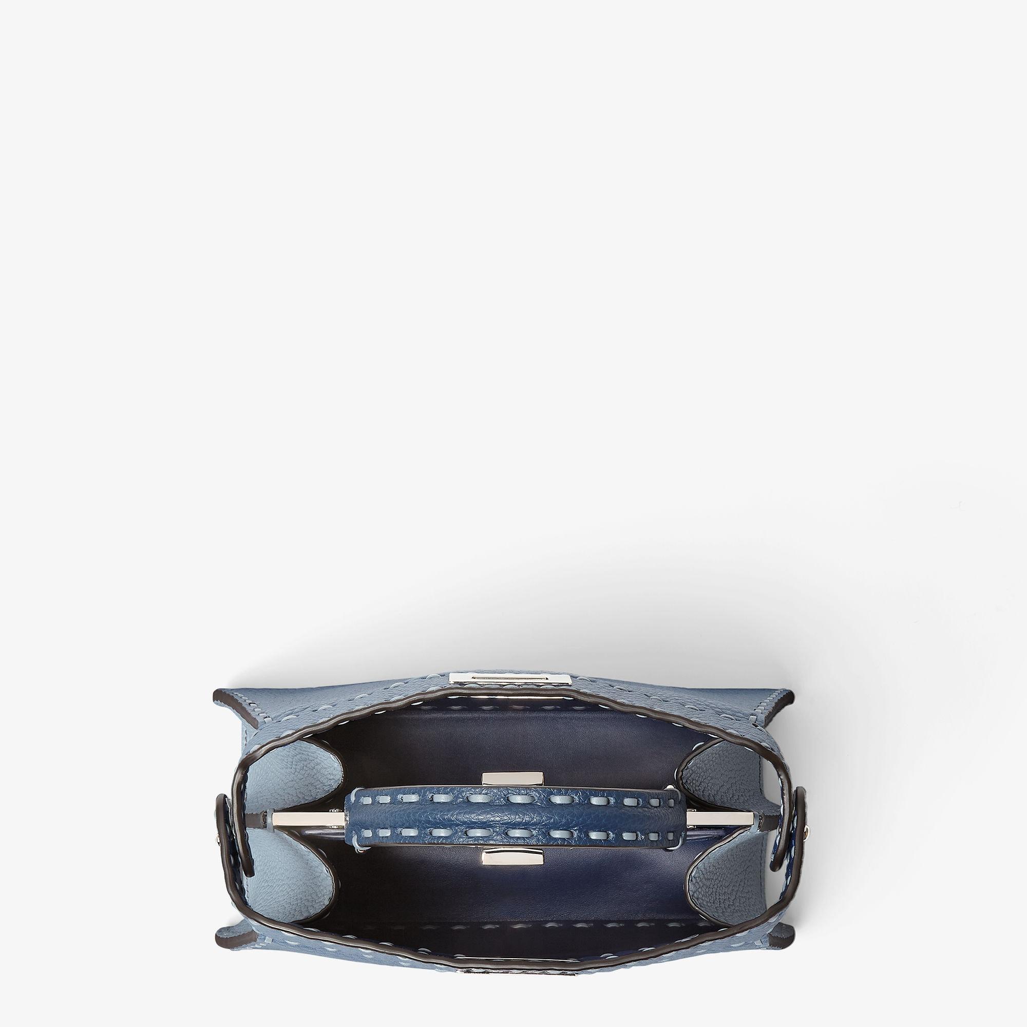 Peekaboo ISeeU SmallMulticolor Selleria bag with 556 hand-sewn topstitches Product Image