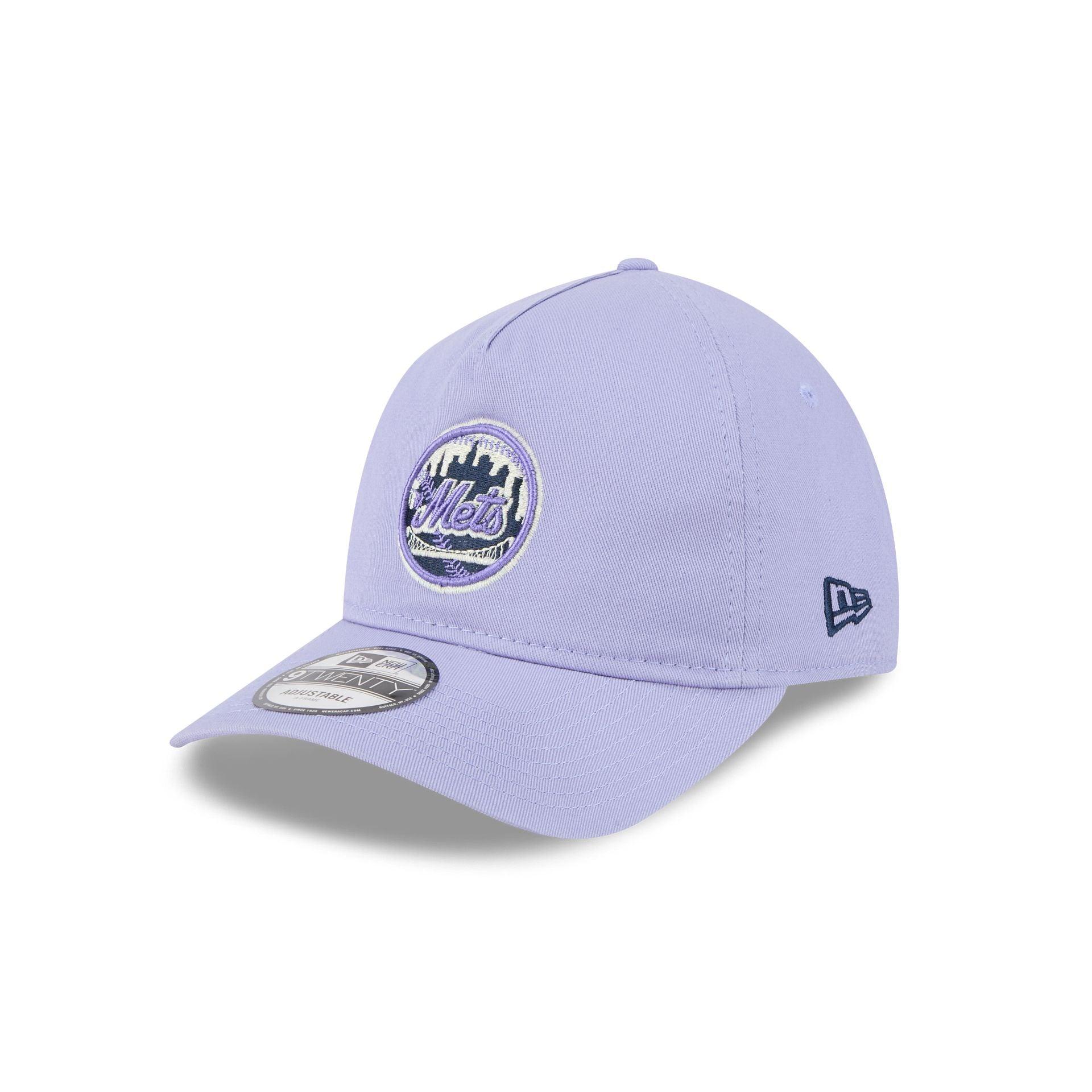 New York Mets Lavender 9TWENTY A-Frame Adjustable Hat Male Product Image